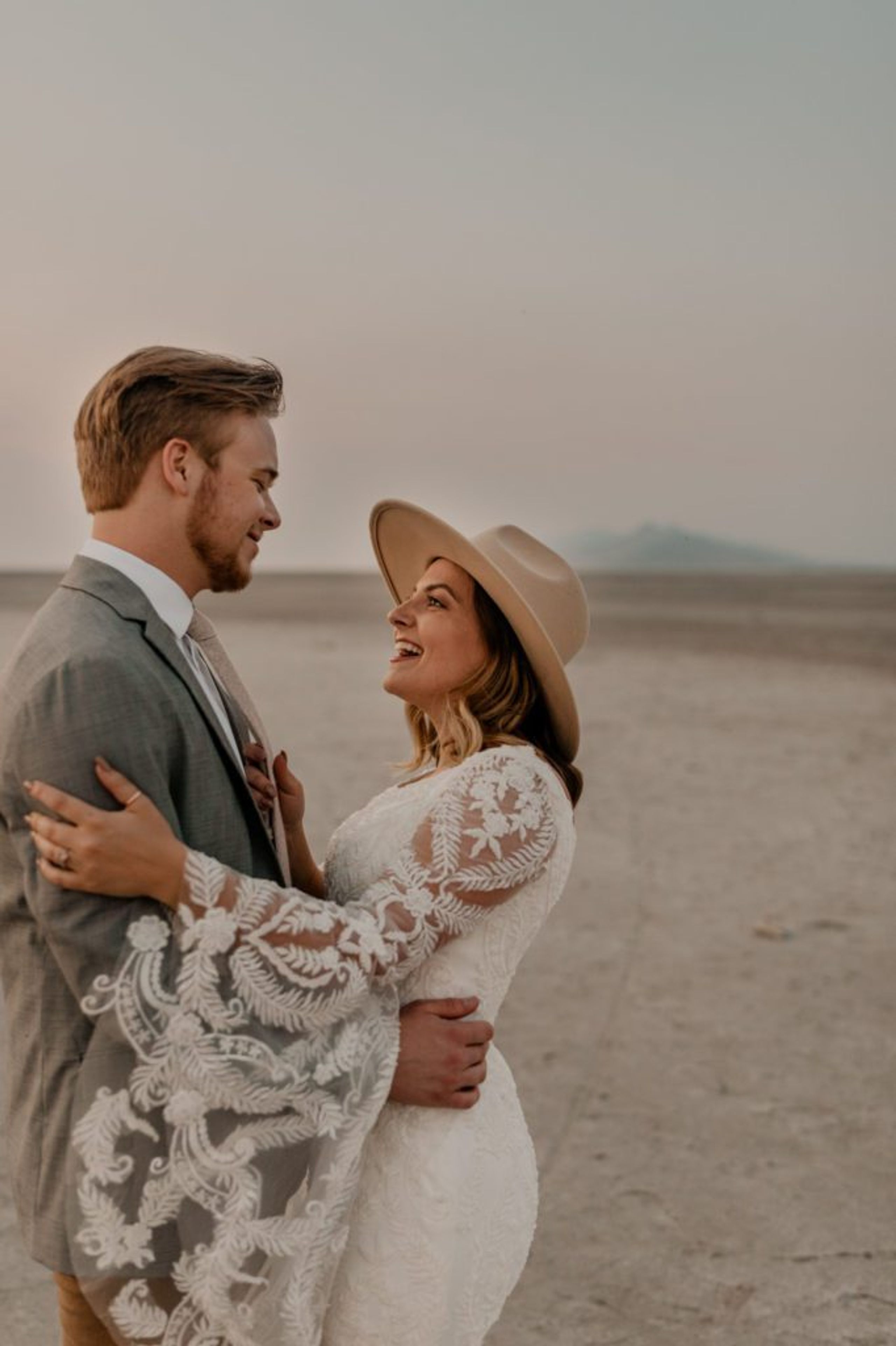 great saltair salt flats utah elopement photography