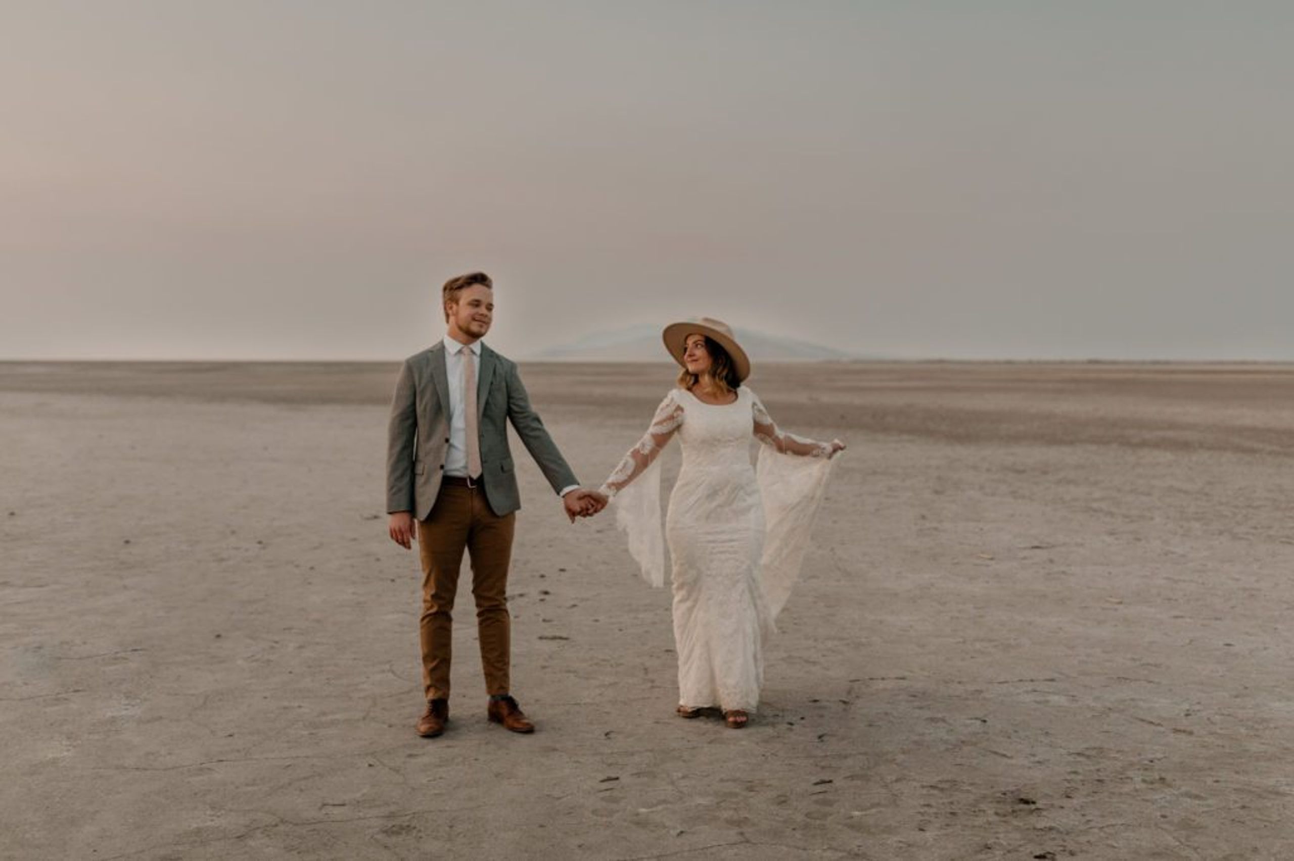 great saltair salt flats utah elopement photography