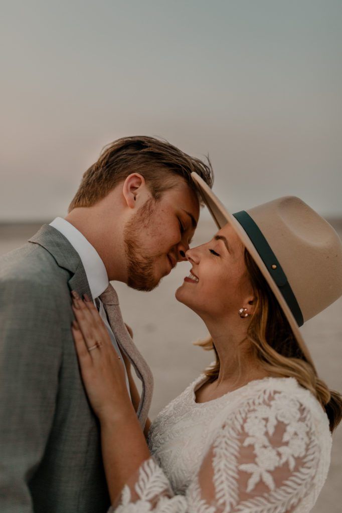 great saltair salt flats utah elopement photography