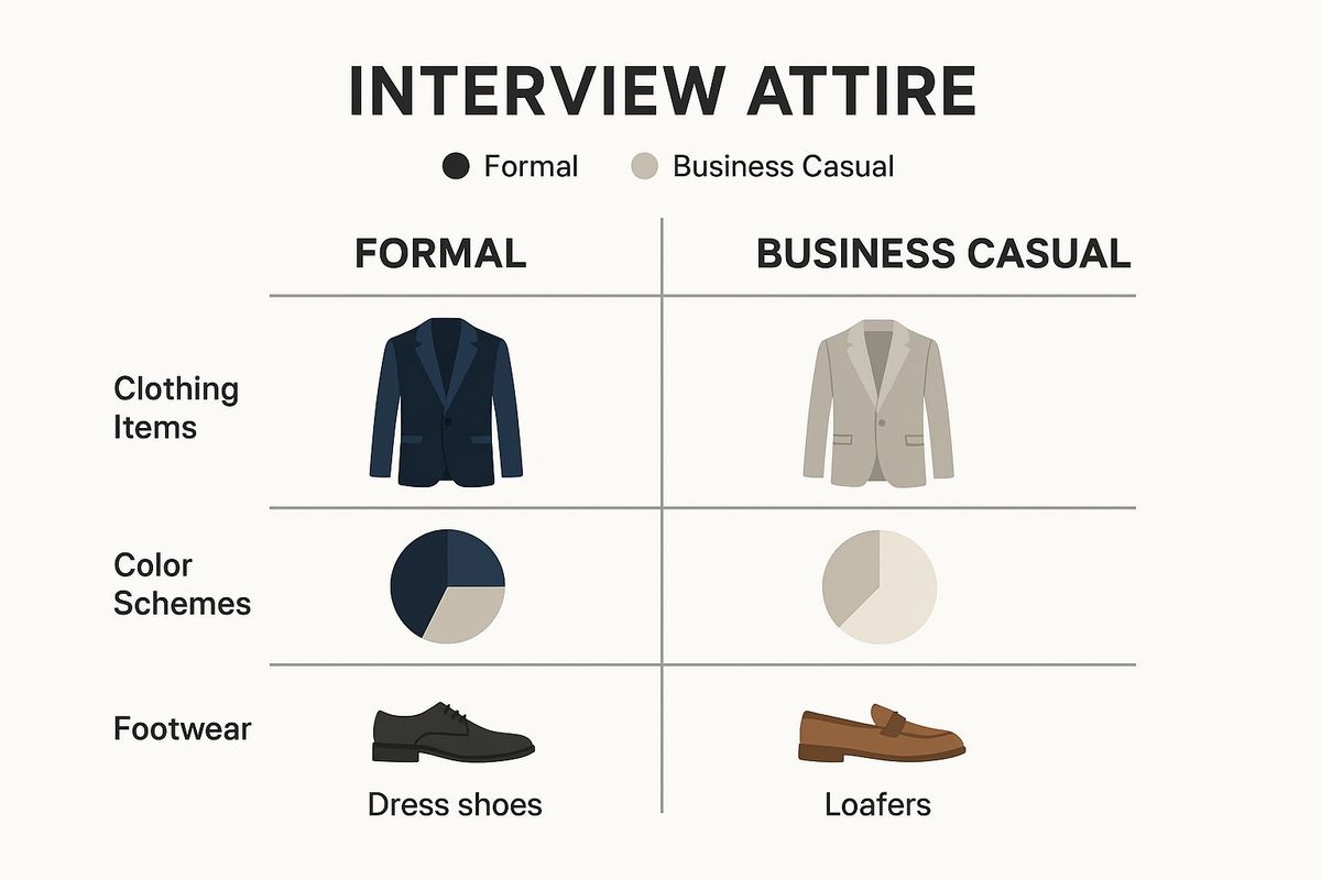 Infographic about preparing for an interview