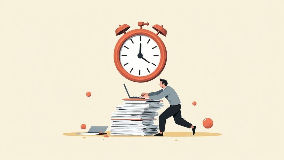 Describe a situation where you had to meet a tight deadline