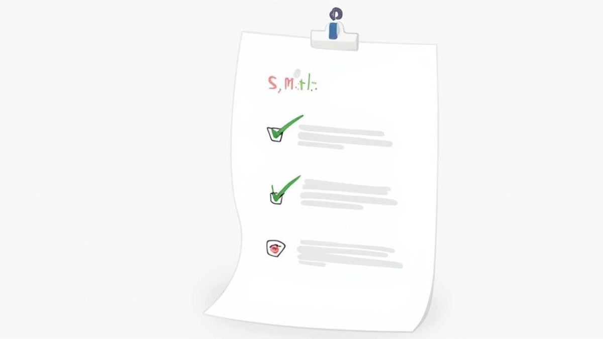 SMART Goals Career Development Template