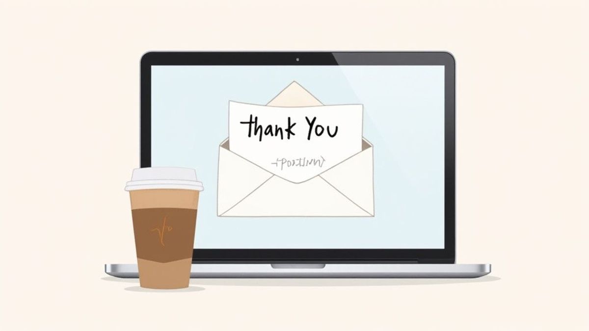 The Standard Thank You Follow-Up