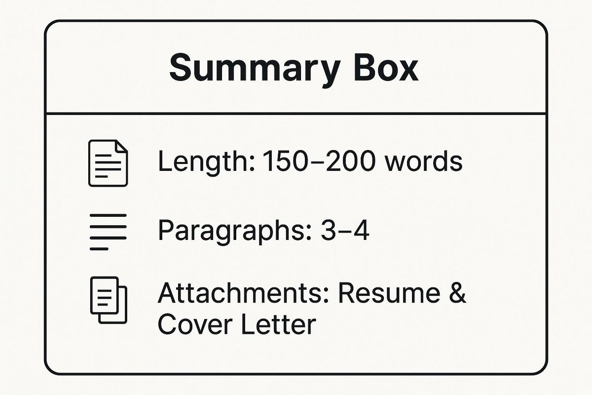Infographic showing key data about The Direct Professional Resume Submission Email
