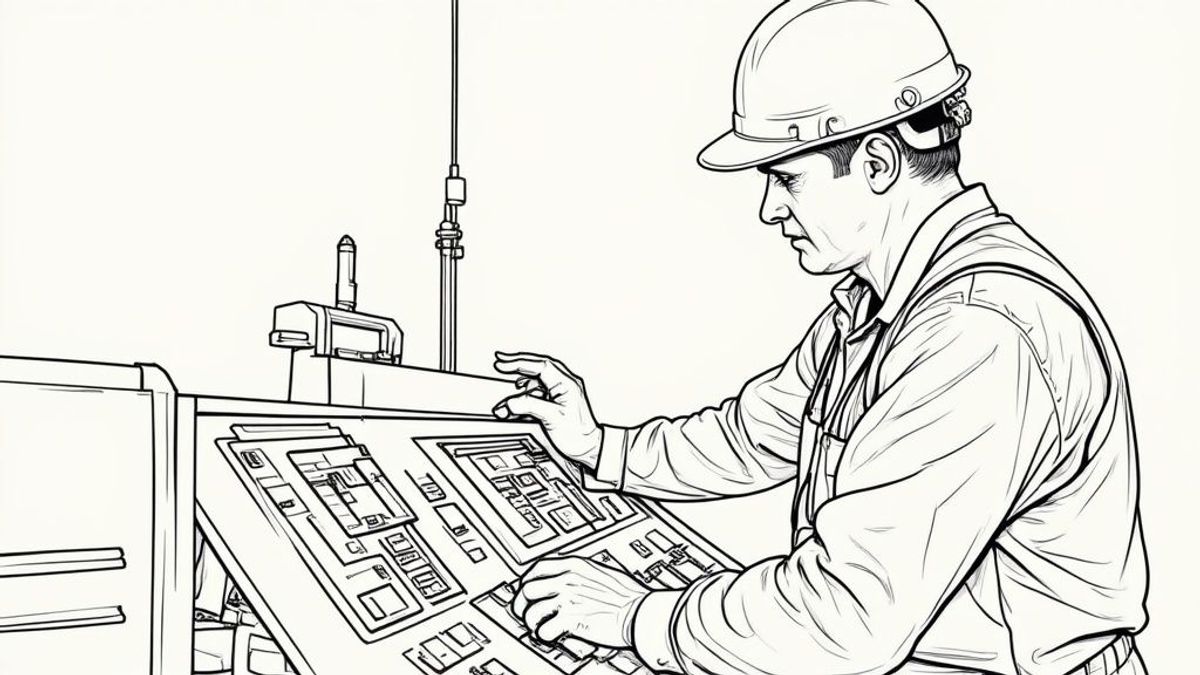 Workers in the oilfield