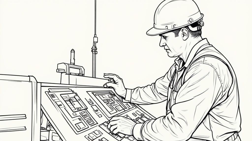 Workers in the oilfield