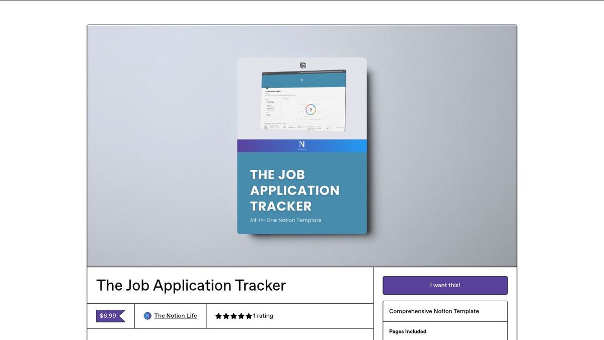 The Notion Life – The Job Application Tracker