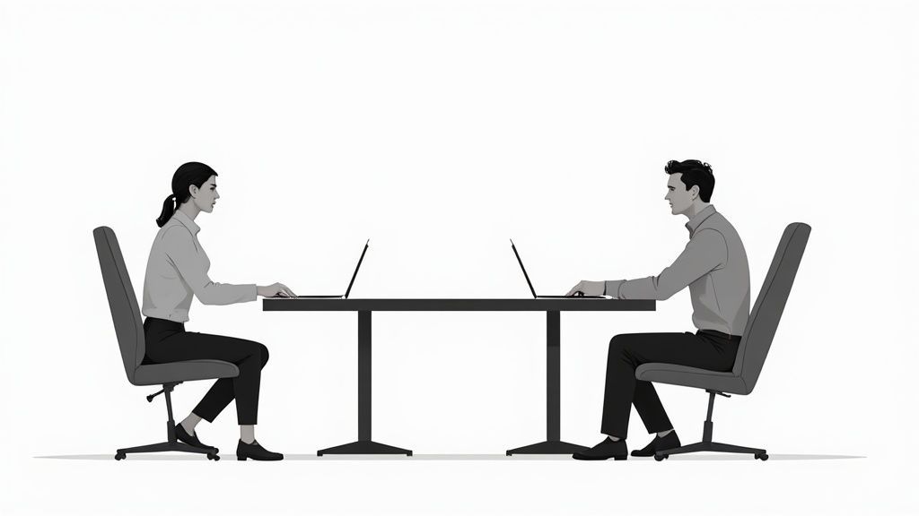 A screenshot from Meetup.com showing a search for professional networking events in a city, displaying a list of various specialized groups.