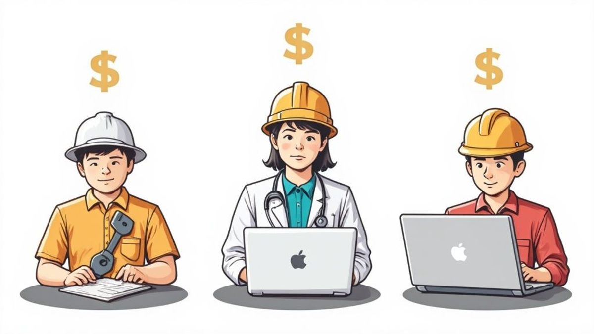 Image of Professionals in Different Industries