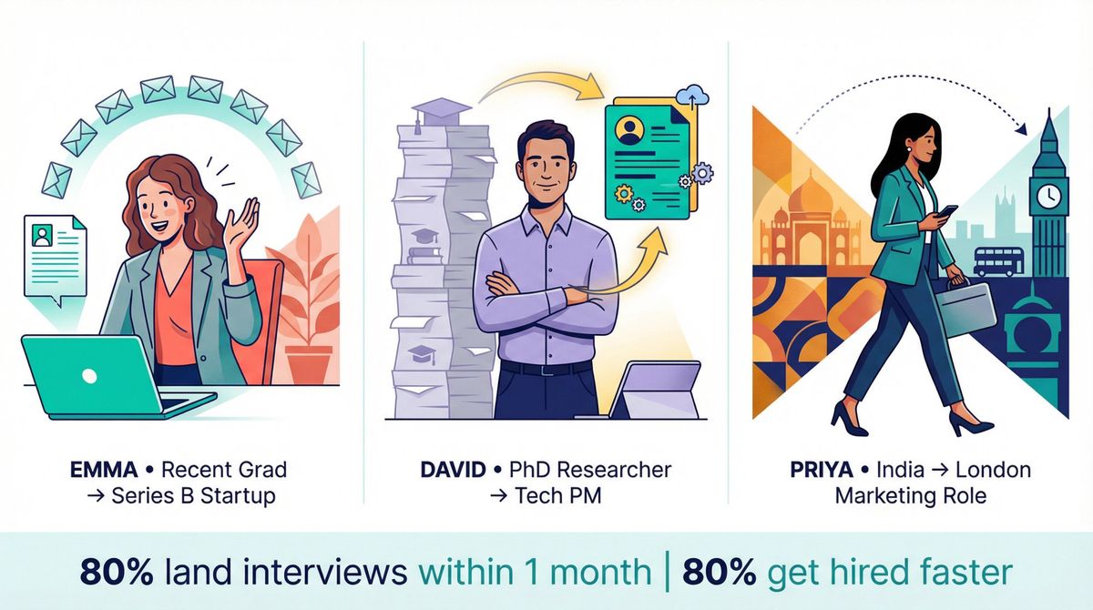 Four-panel myth-busting infographic contrasting common resume and CV misconceptions with evidence-based reality