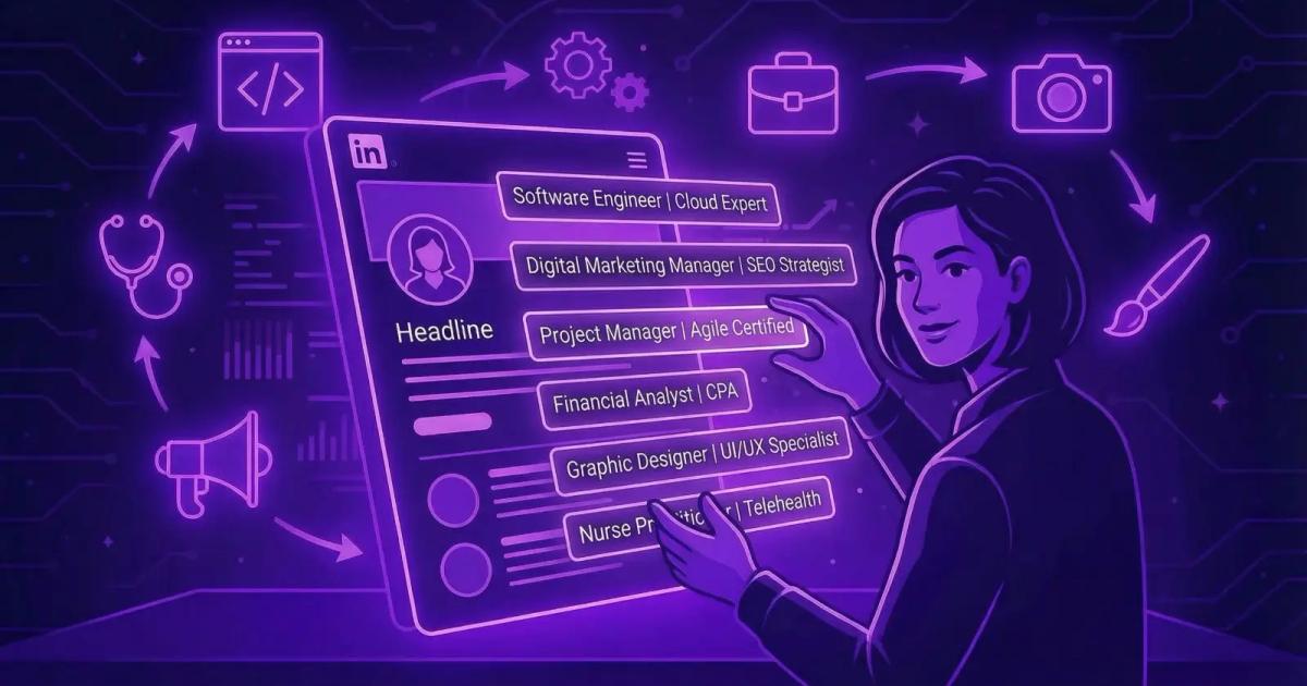 50+ LinkedIn Headline Examples for Every Career (2026) | AiApply Blog