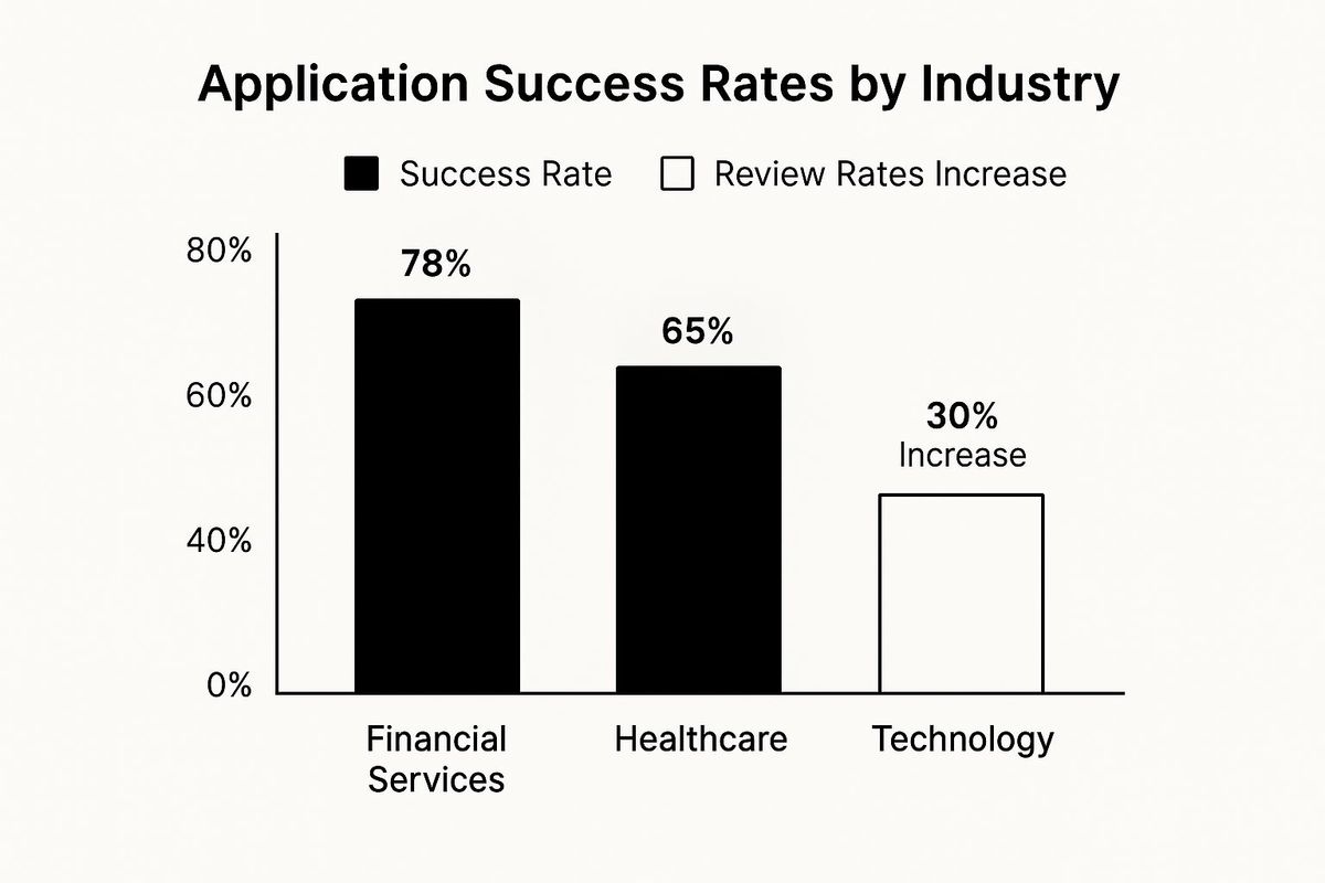Infographic showing key data about Industry-Specific Optimal Days Strategy