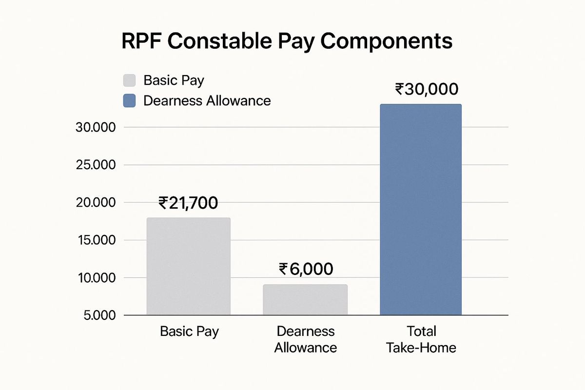 Infographic about rpf constable salary