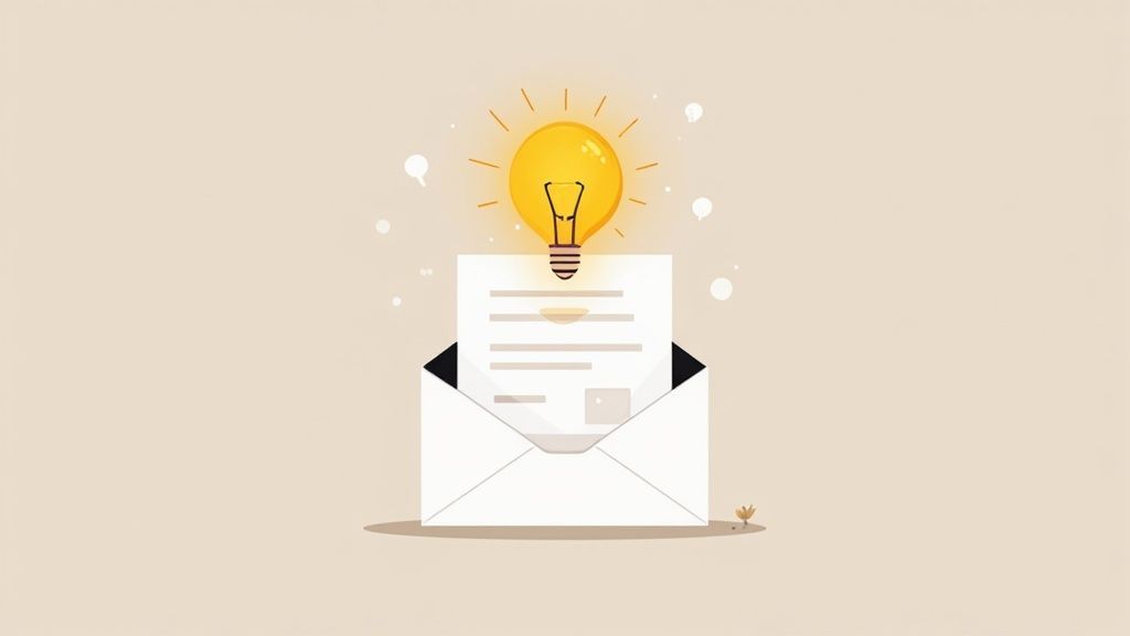 Infographic detailing the key elements of The Value-Add Follow-Up email.