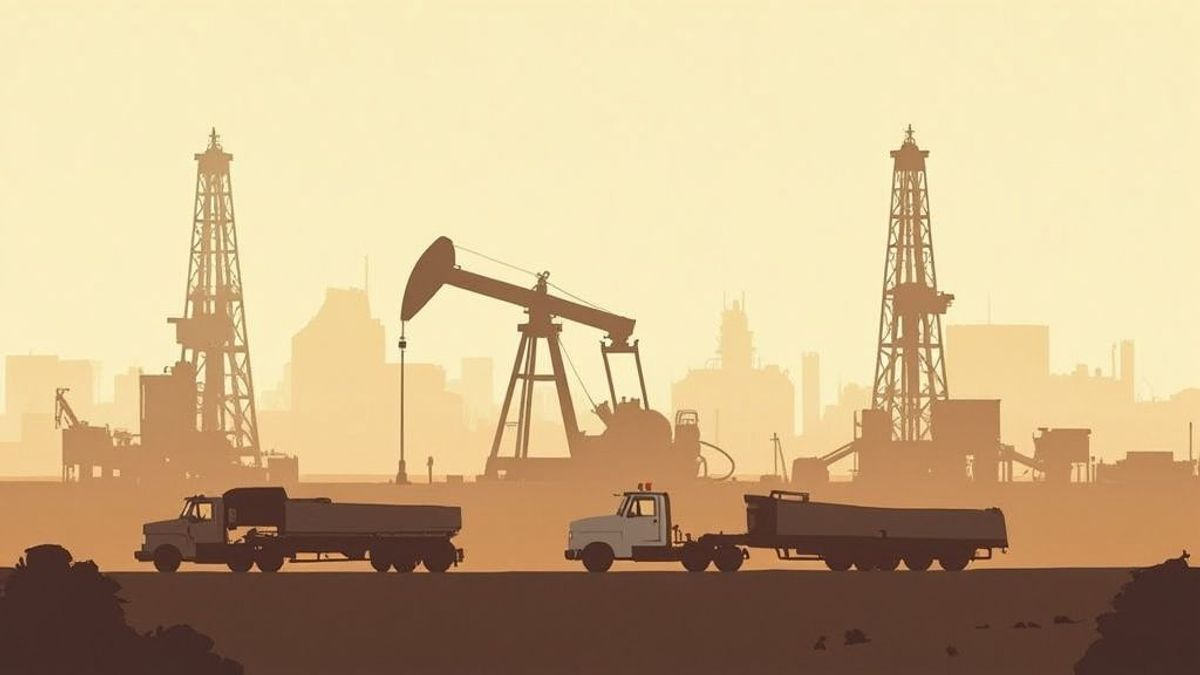 Workers in the oilfield