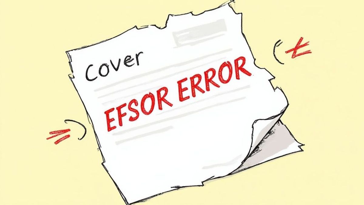 A red 'X' mark being drawn on a document, symbolizing a rejected application.