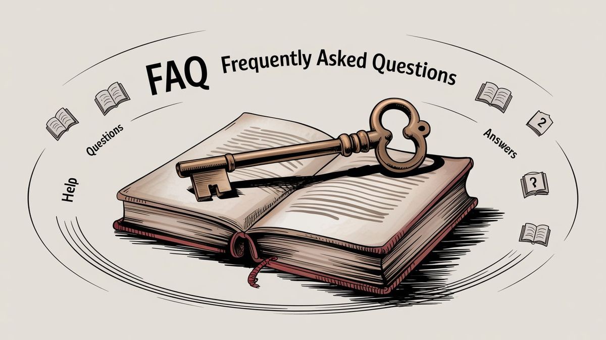 Illustration showing frequently asked questions about resume improvement and job search support