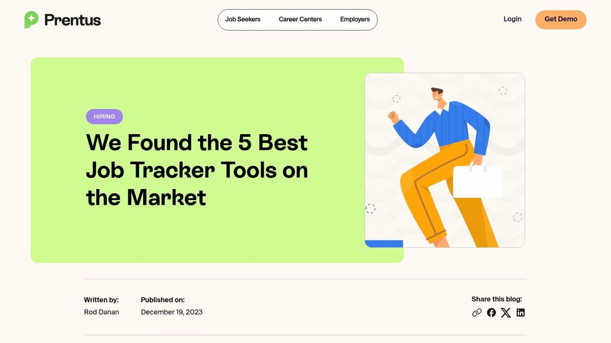 Prentus – Job Tracker Tool