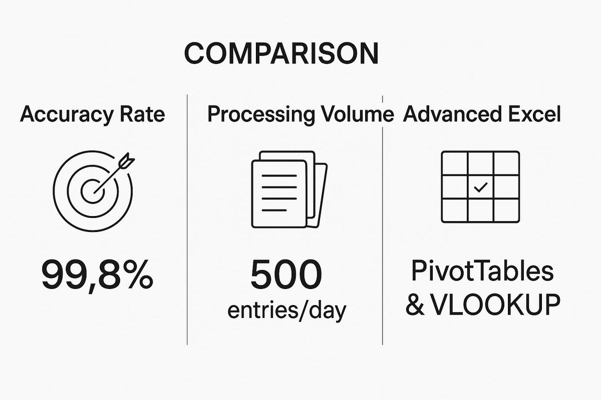 Infographic about cover letter for data entry