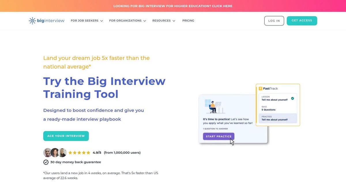 Big Interview Training Tool