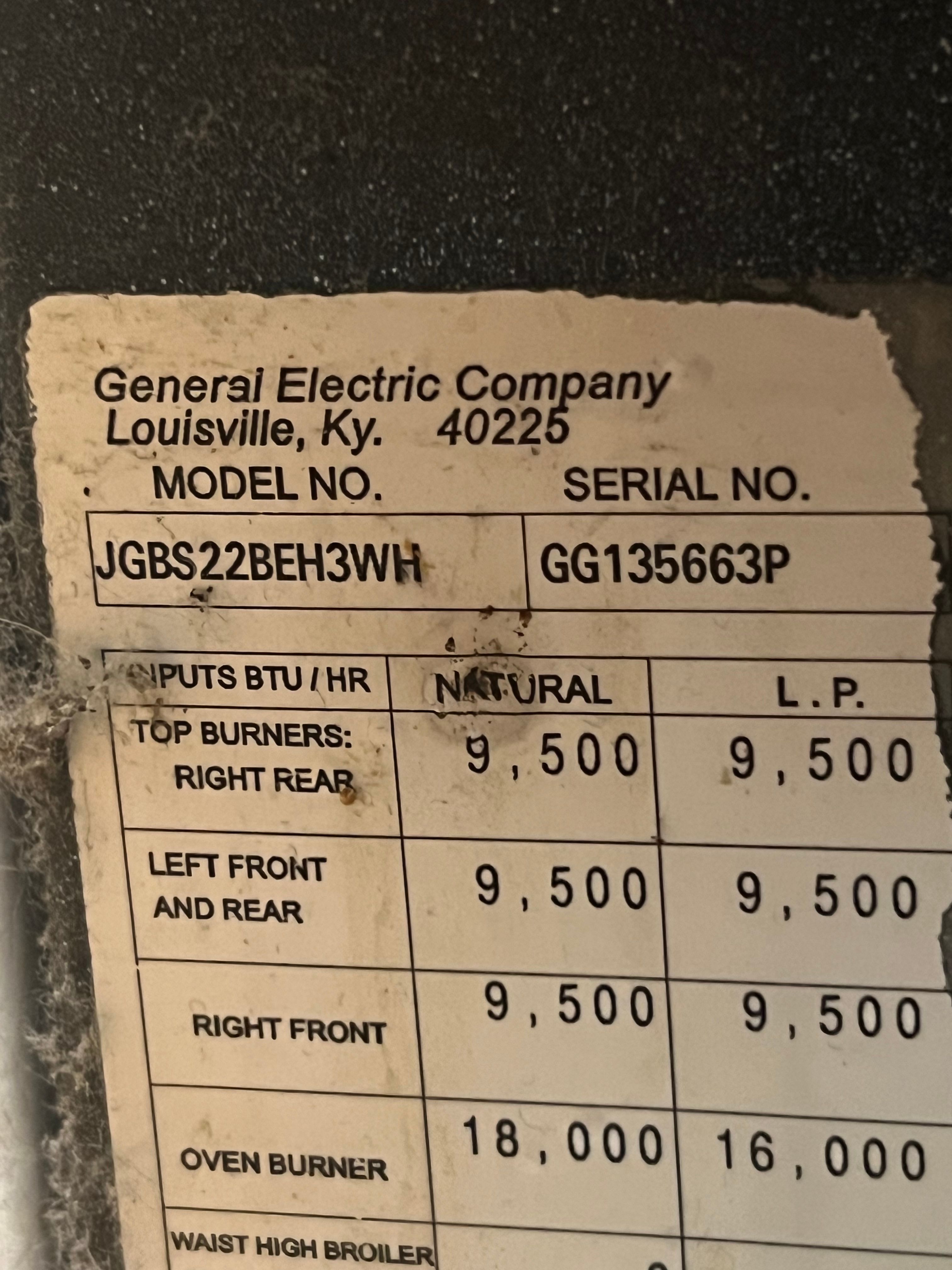 A GE Gas Stove With a Burner That Would Not Light in Chicago (photo 2)