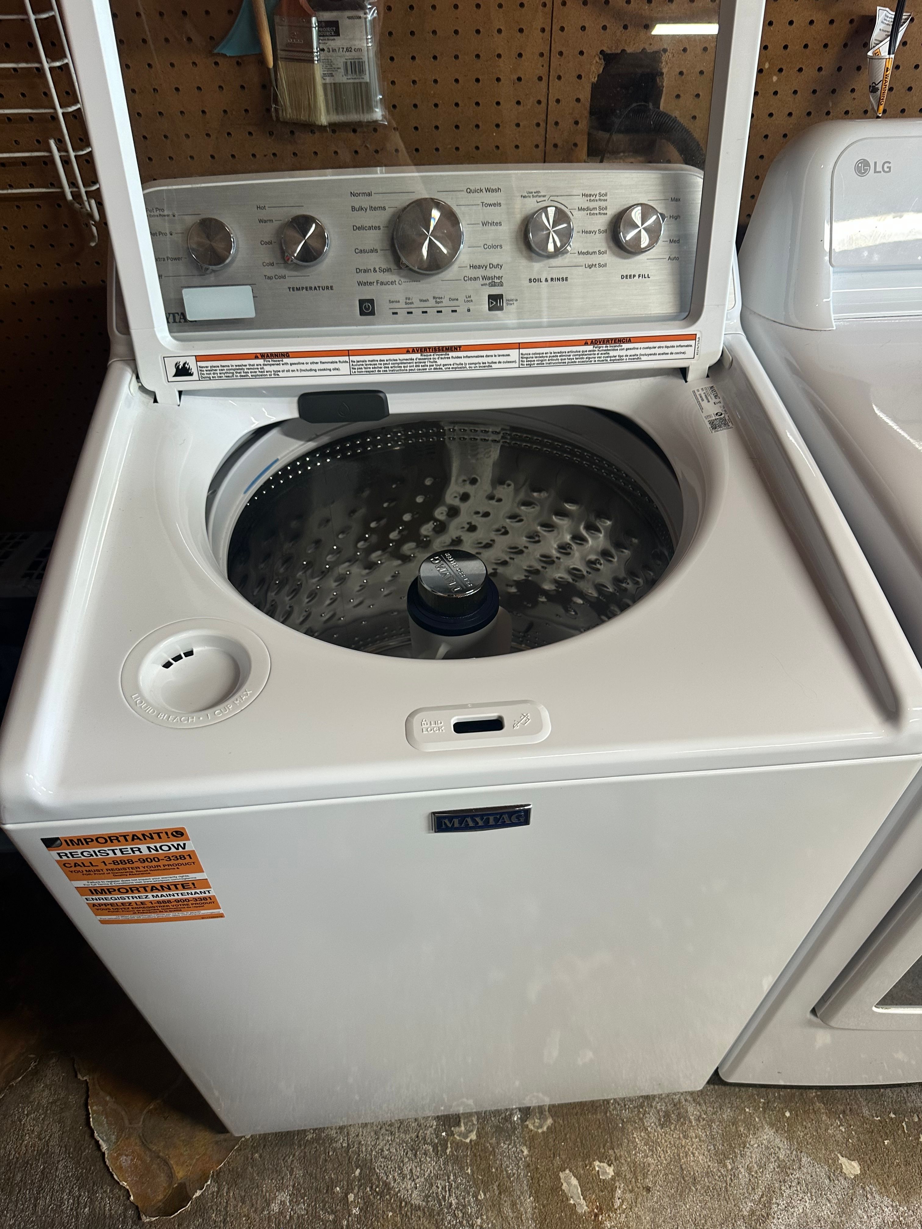 A Maytag Washer Leaving Towels Soaking Wet in Houston (photo 1)