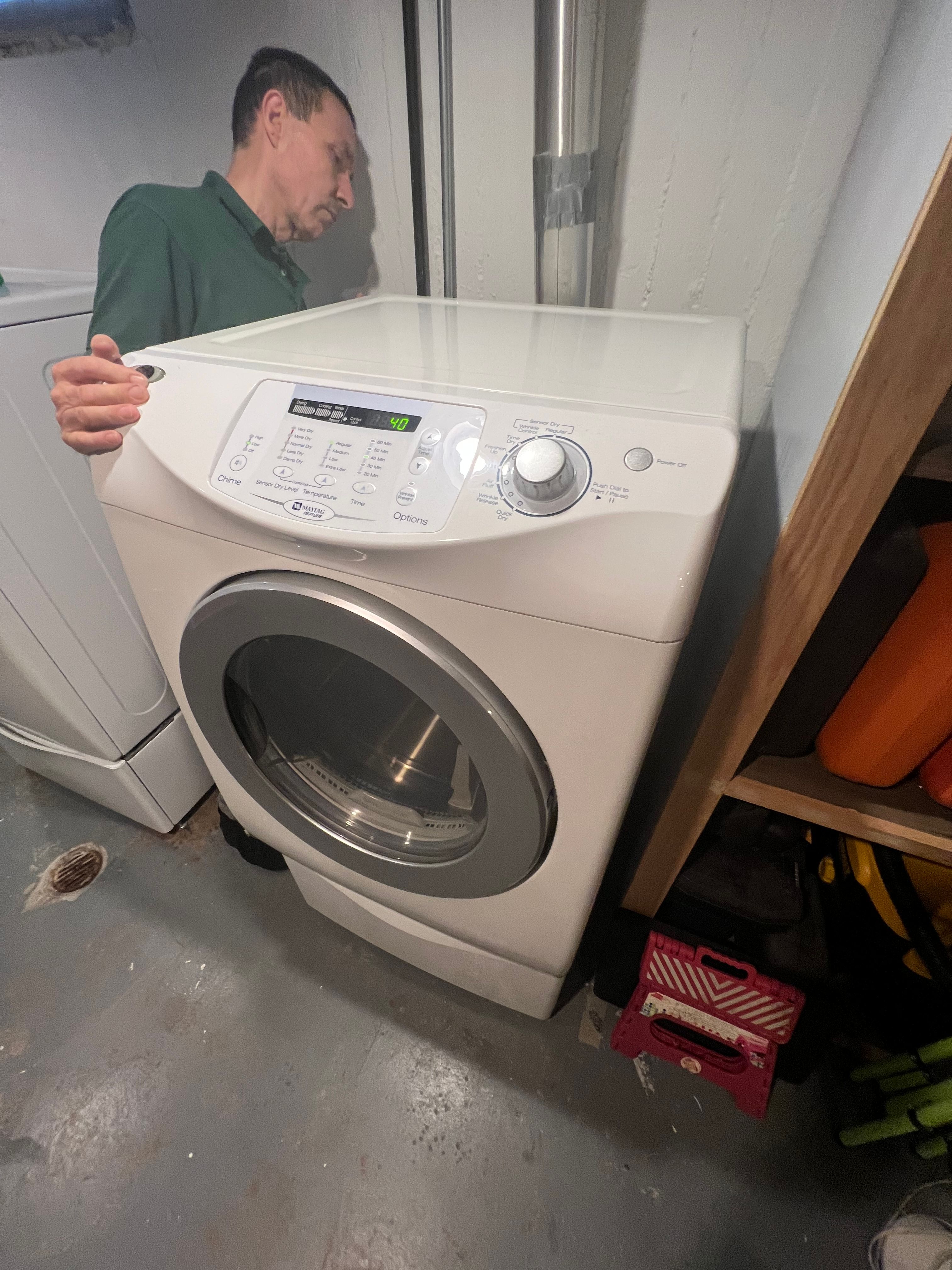 A Maytag Dryer That Suddenly Would Not Start in Lombard (photo 1)