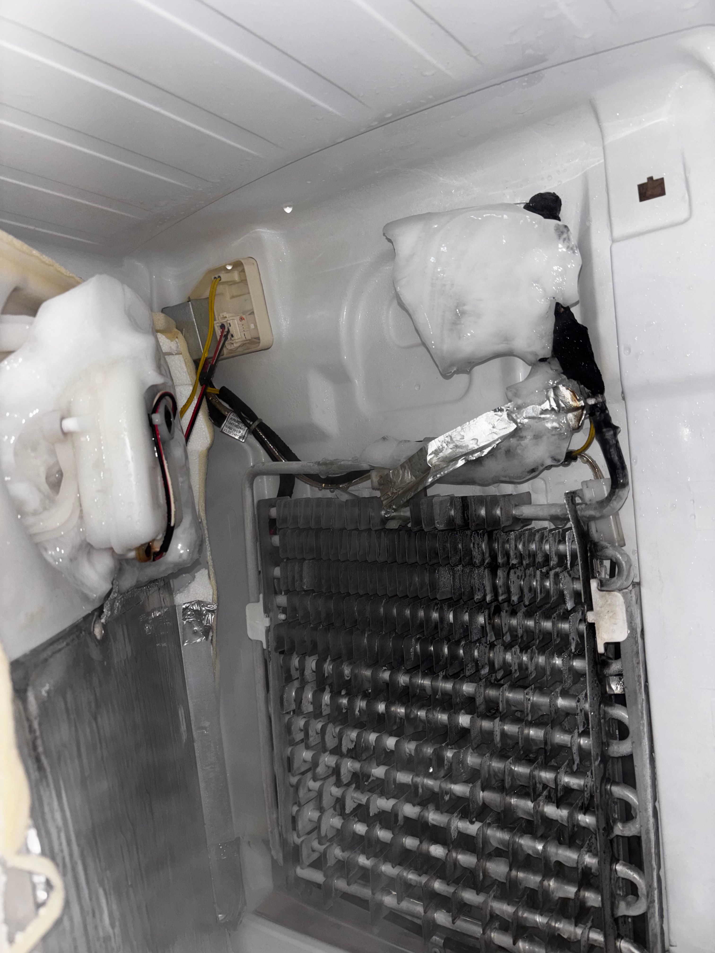 A GE Refrigerator Diagnosed and Fixed With a Defrost Heater in South Loop, Chicago (photo 3)