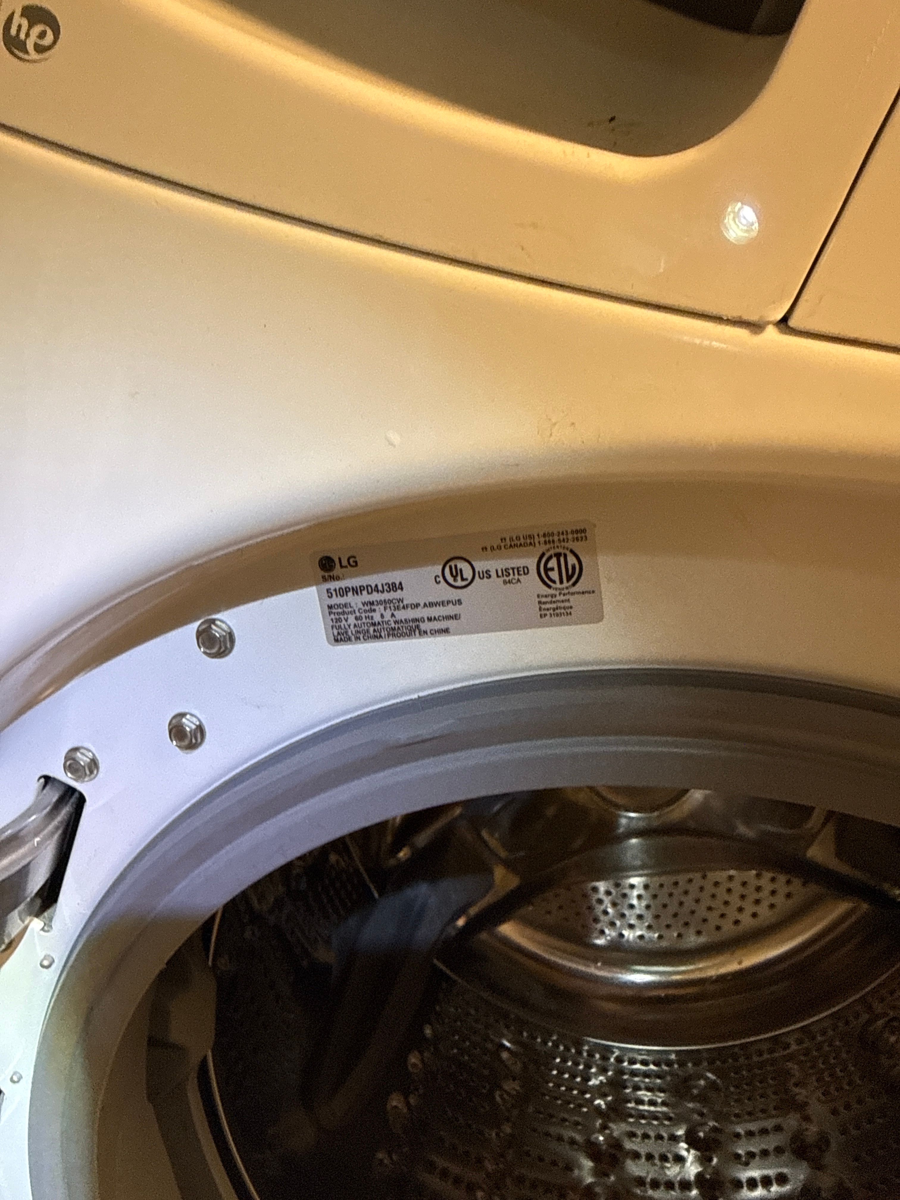 An LG Washer That Would Not Spin in Chicago (photo 2)