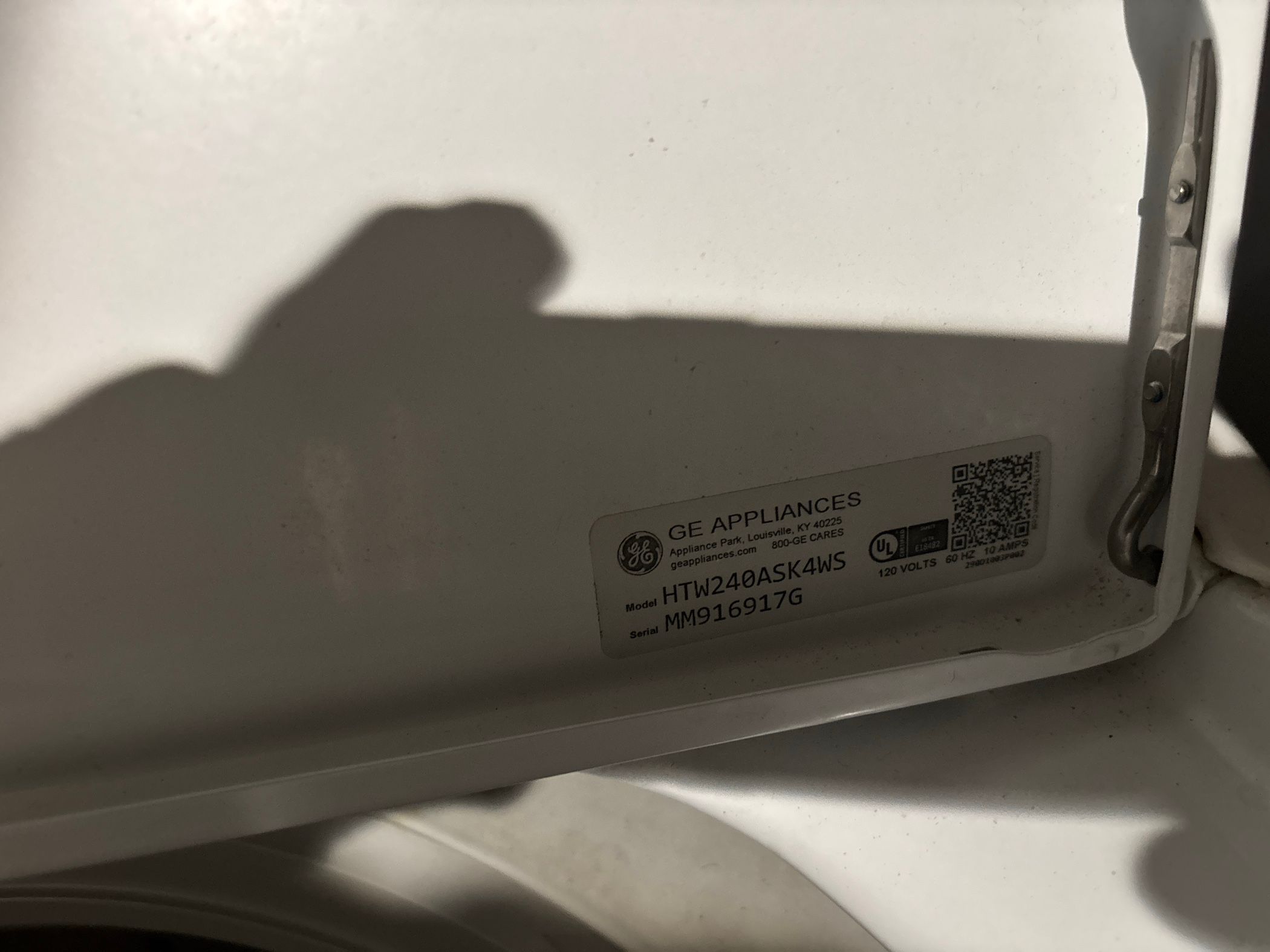 A GE Washer That Would Not Spin in Chicago (photo 1)