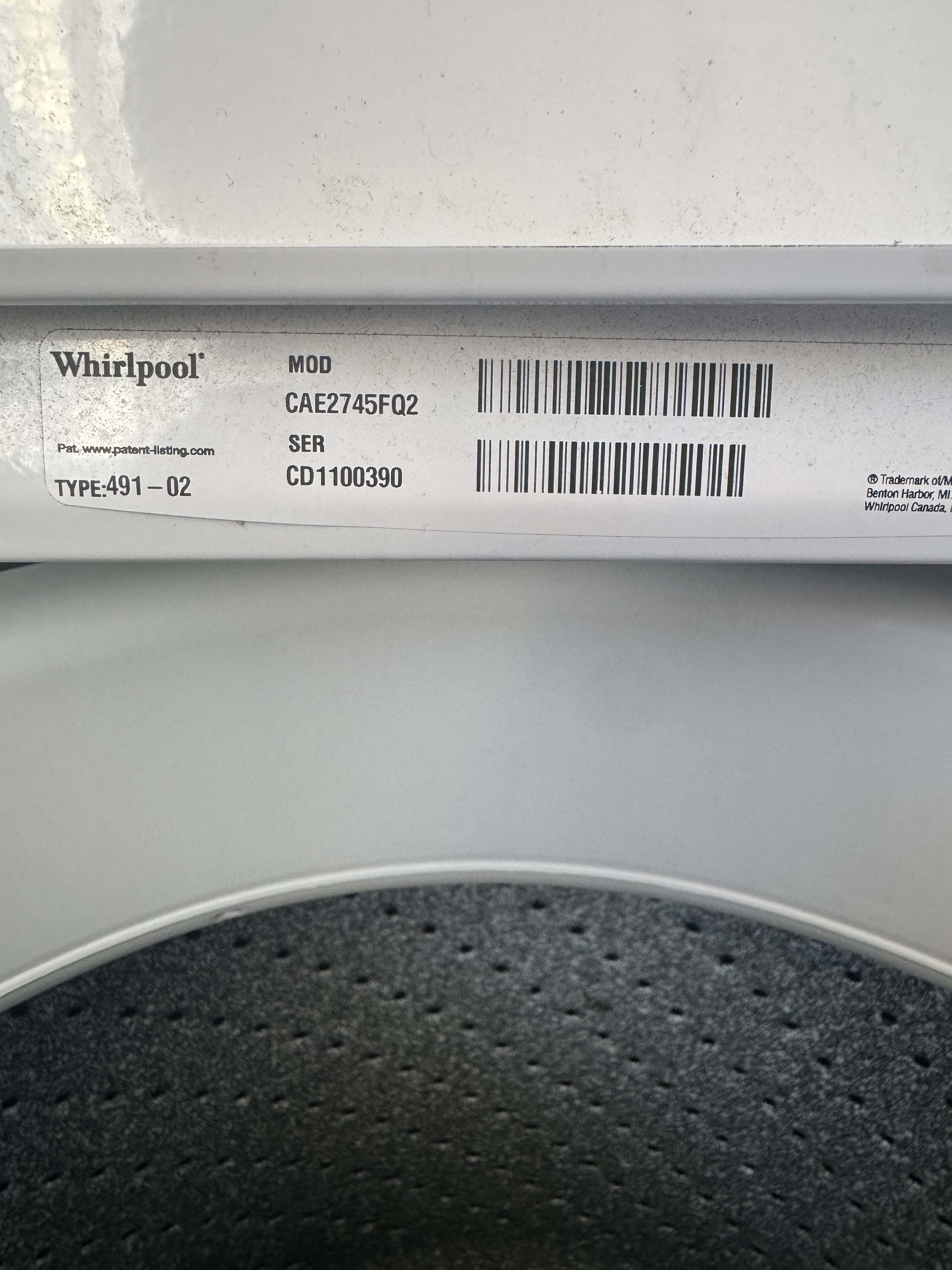 A Whirlpool Washer Making Loud Noises in Des Plaines (photo 2)