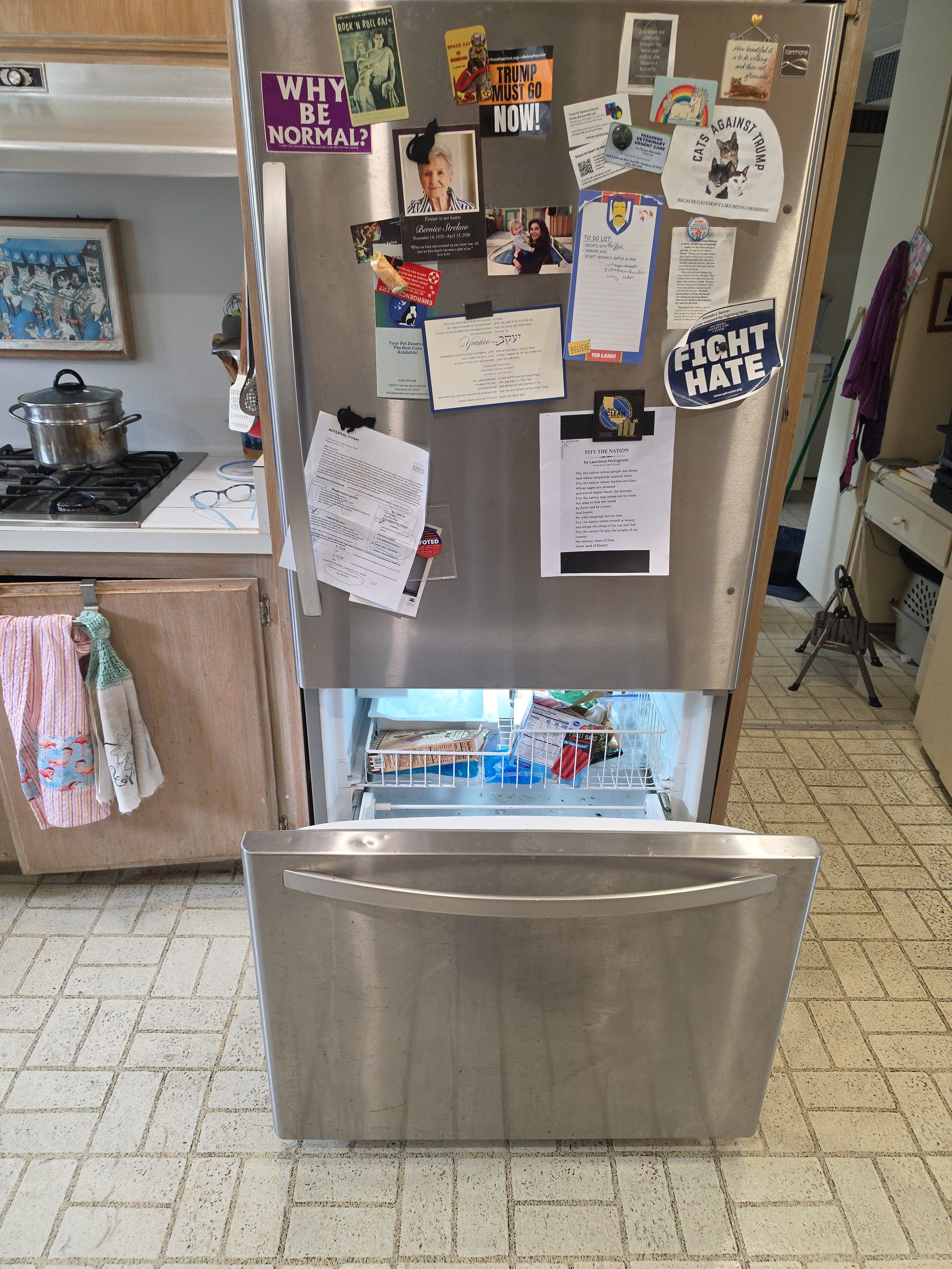 A Kenmore Refrigerator Whose Freezer Would Not Freeze in Pasadena (photo 1)