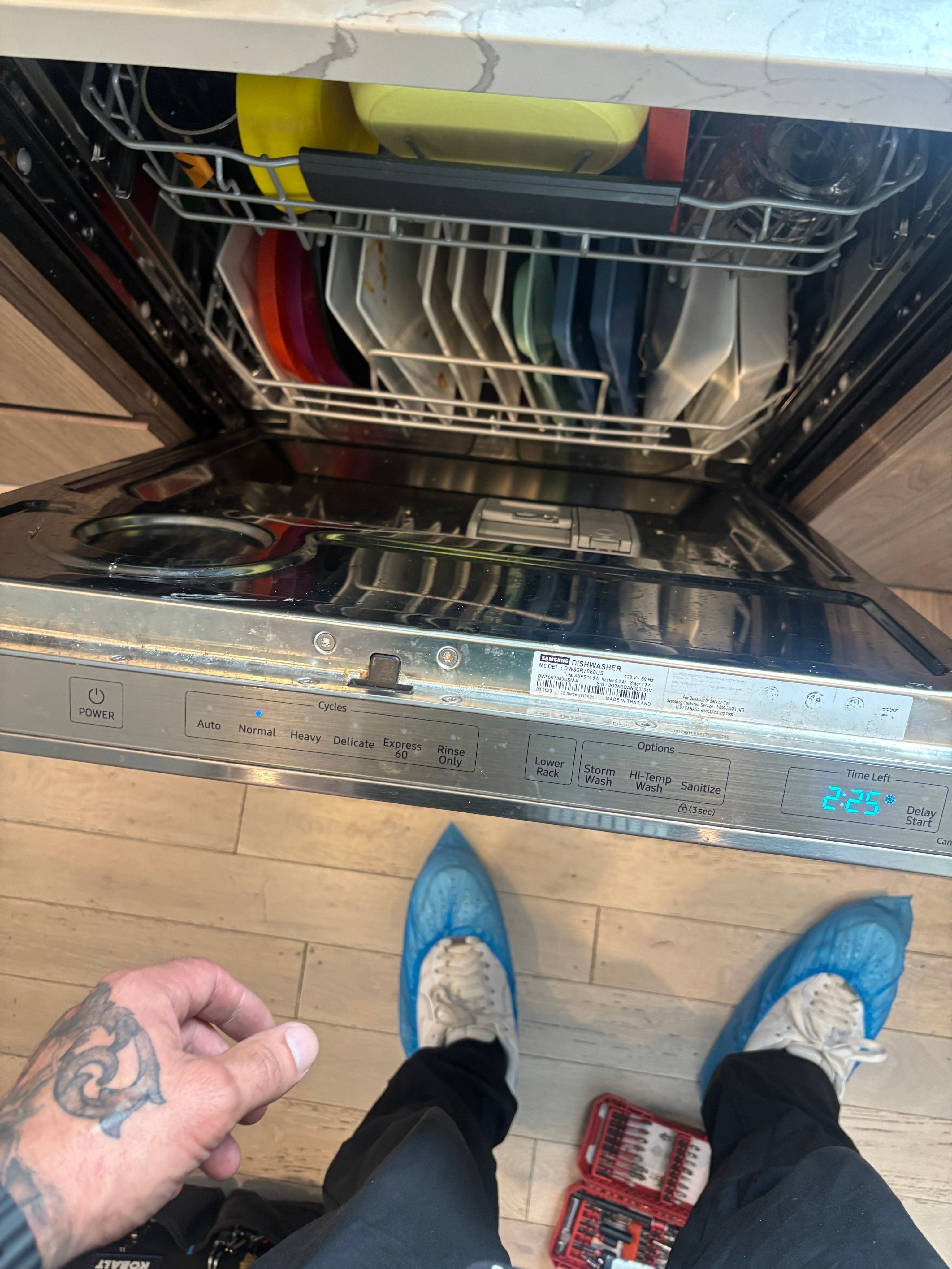 A Samsung Dishwasher That Would Not Drain in Chicago (photo 2)