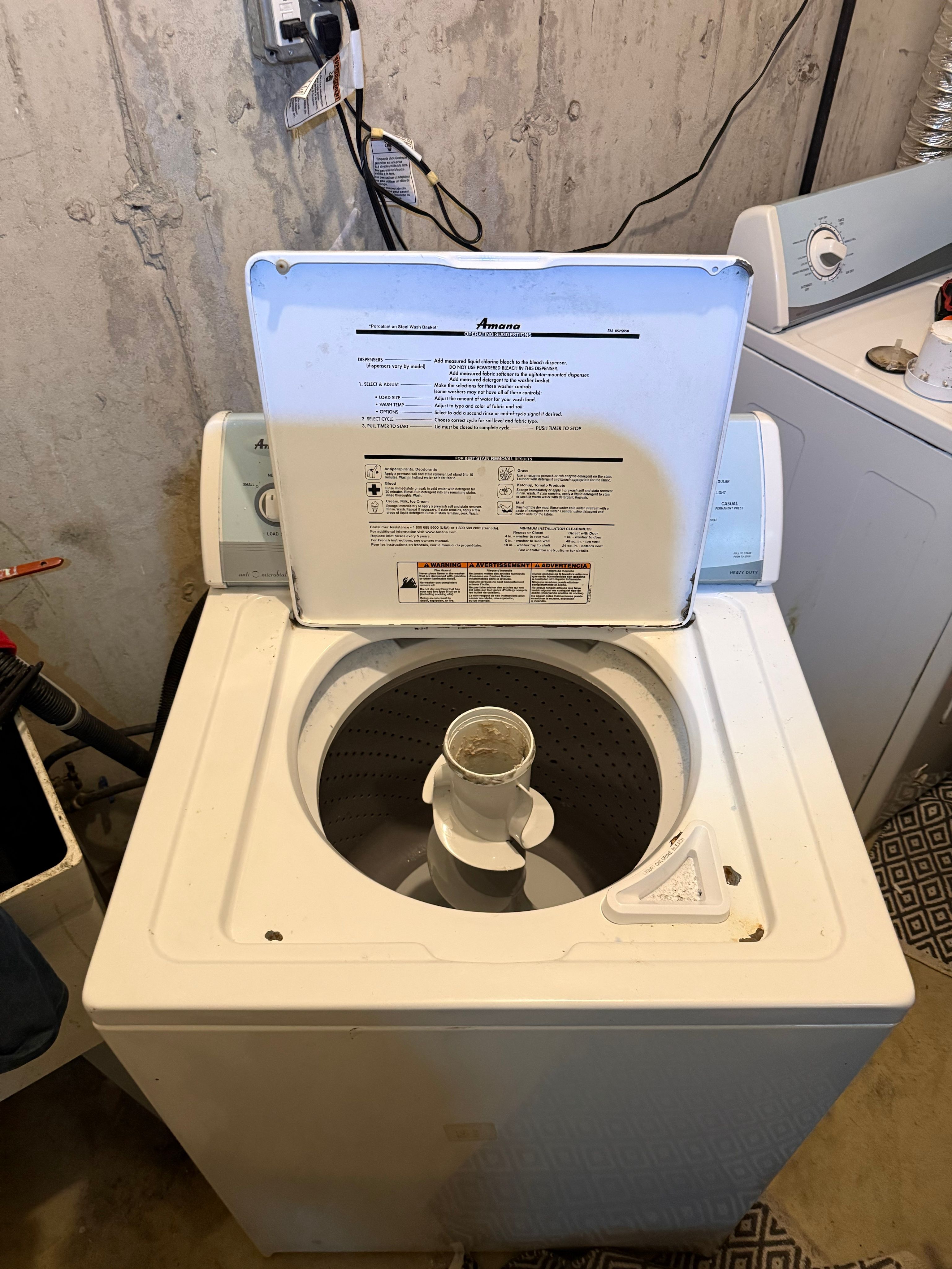 An Amana Washer That Would Not Spin and Held Water in Chicago (photo 3)