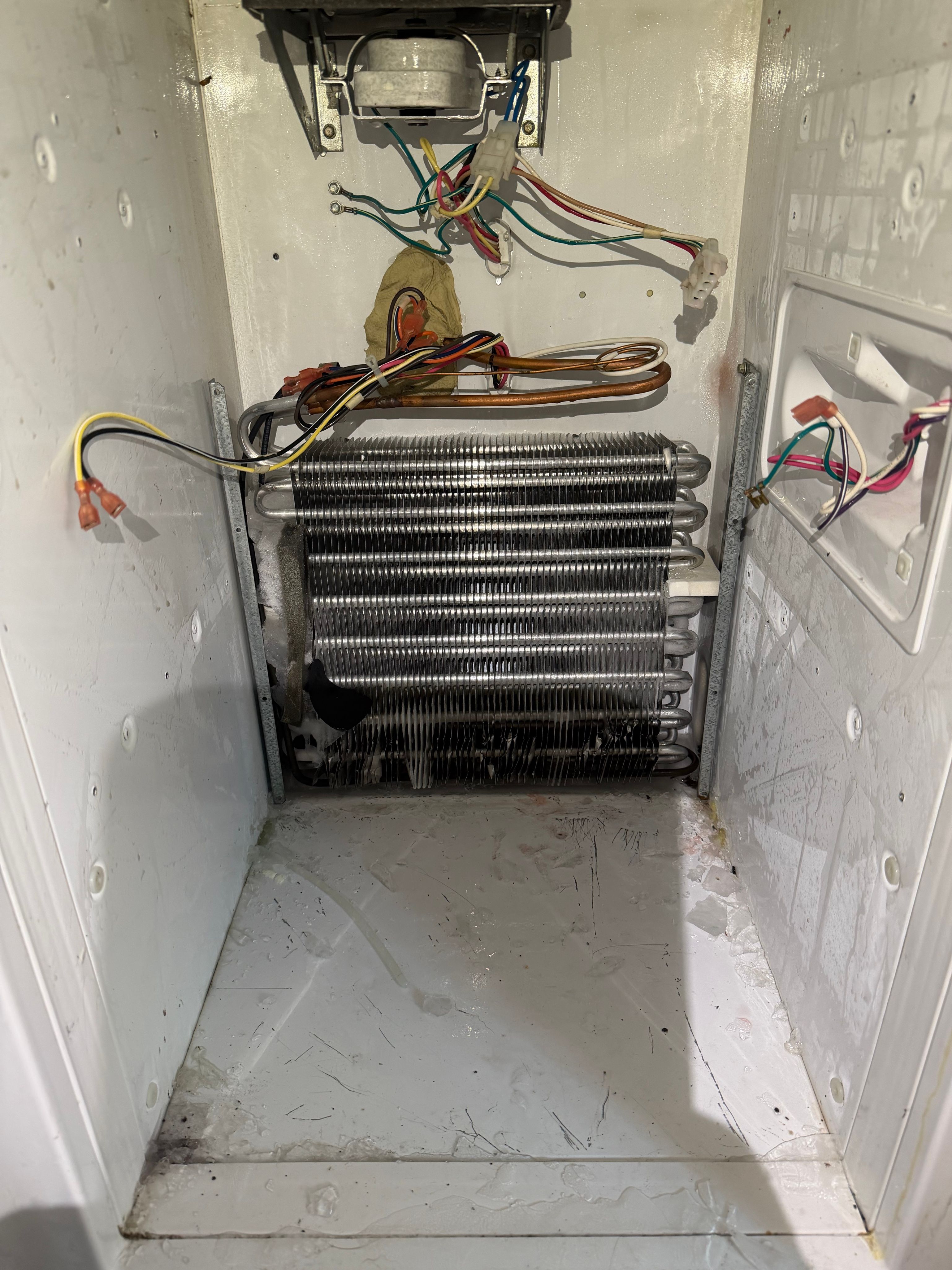 A Viking Refrigerator Leaking From a Clogged Drain Line in West Chicago (photo 2)