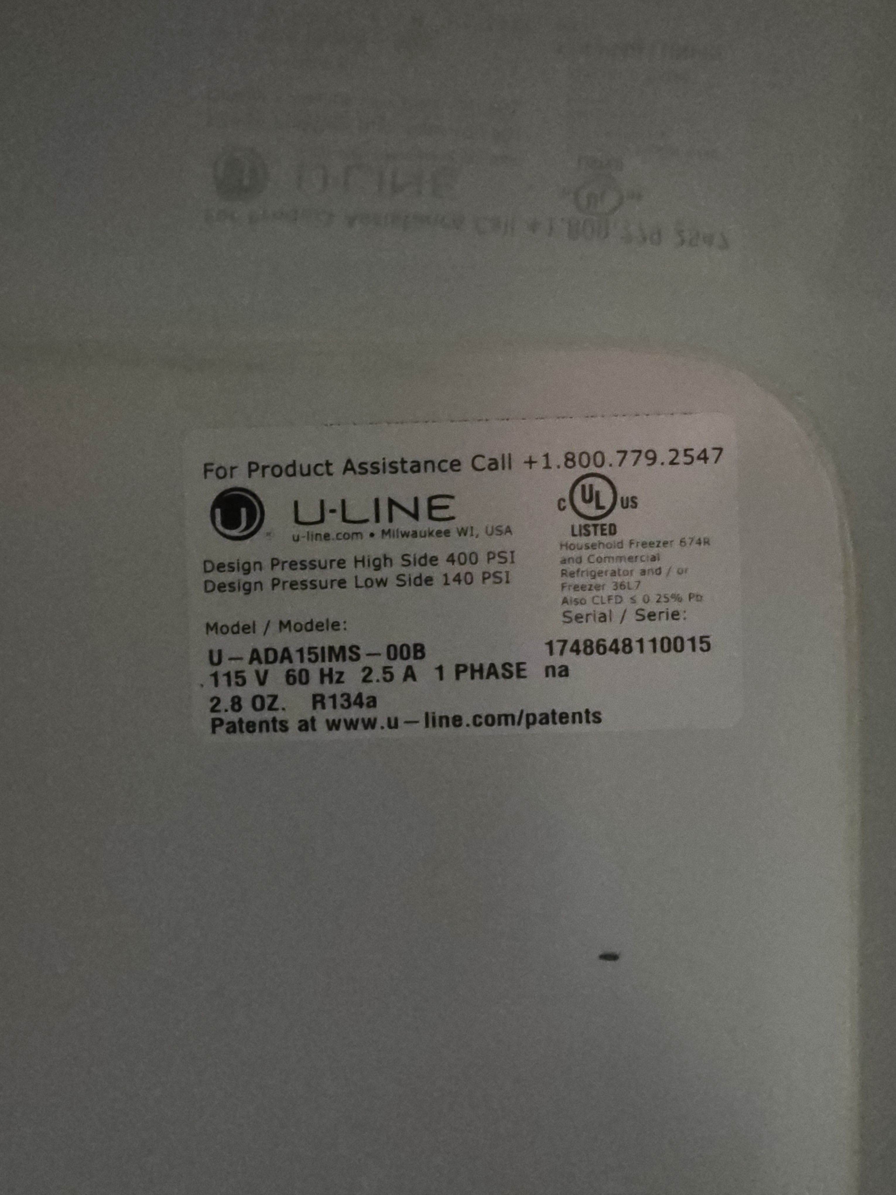 A U-Line Commercial Ice Machine That Stopped Making Ice in Los Angeles (photo 2)