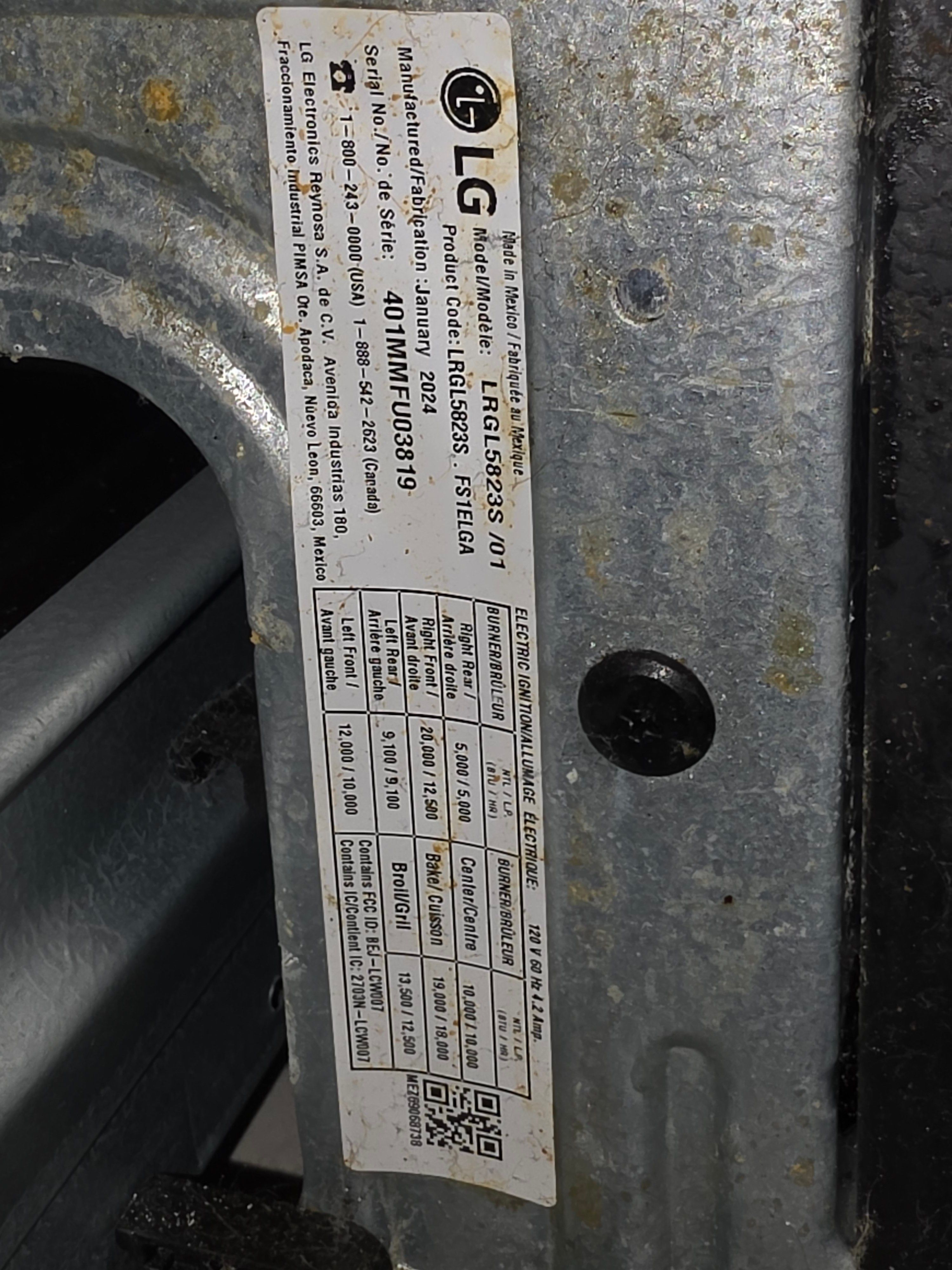 An LG Oven Throwing an F9 Error and Losing Heat in Pasadena (photo 3)
