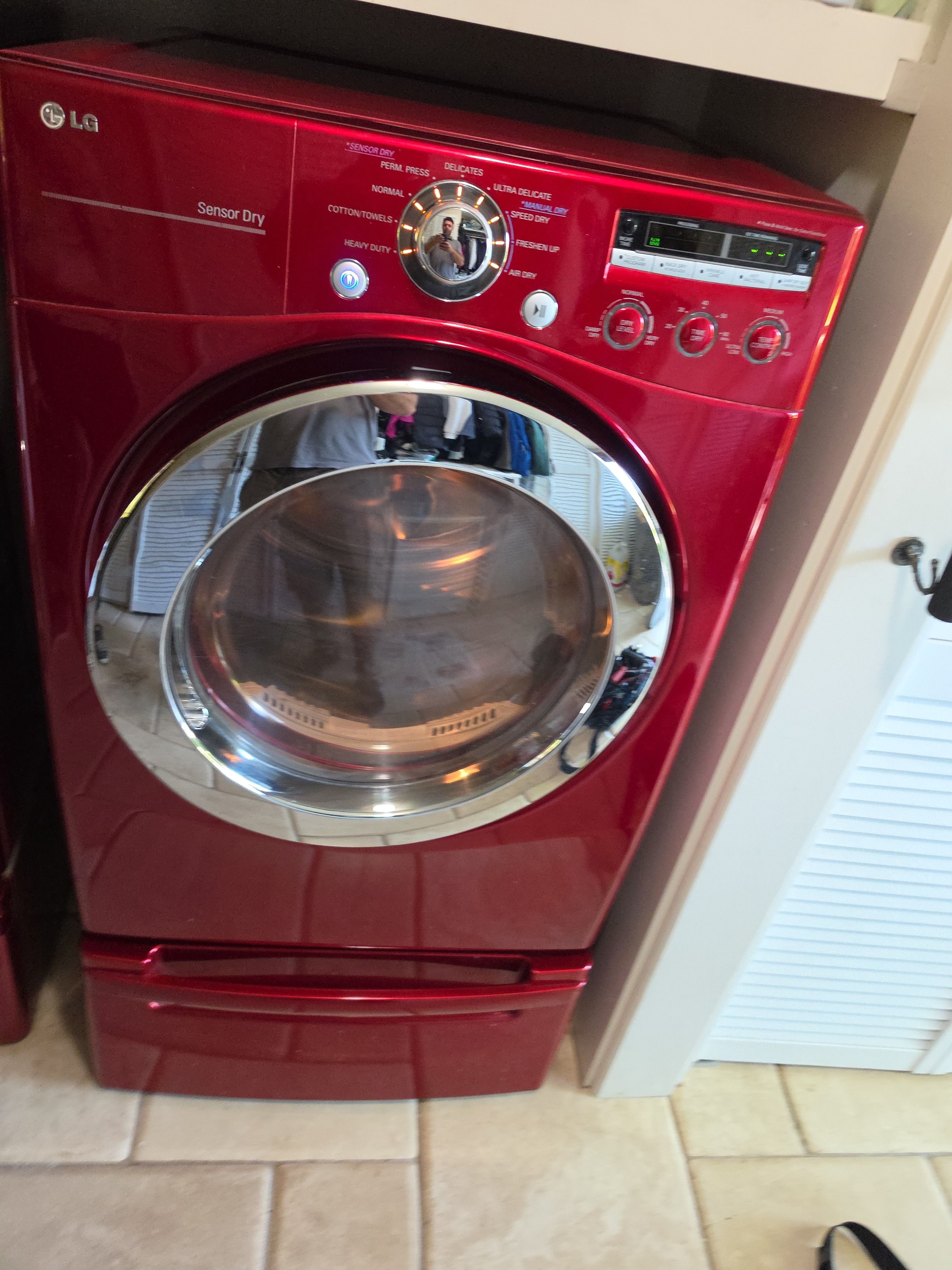 An LG Dryer Flashing Check Filter That Would Not Run Right in La Cañada Flintridge (photo 1)