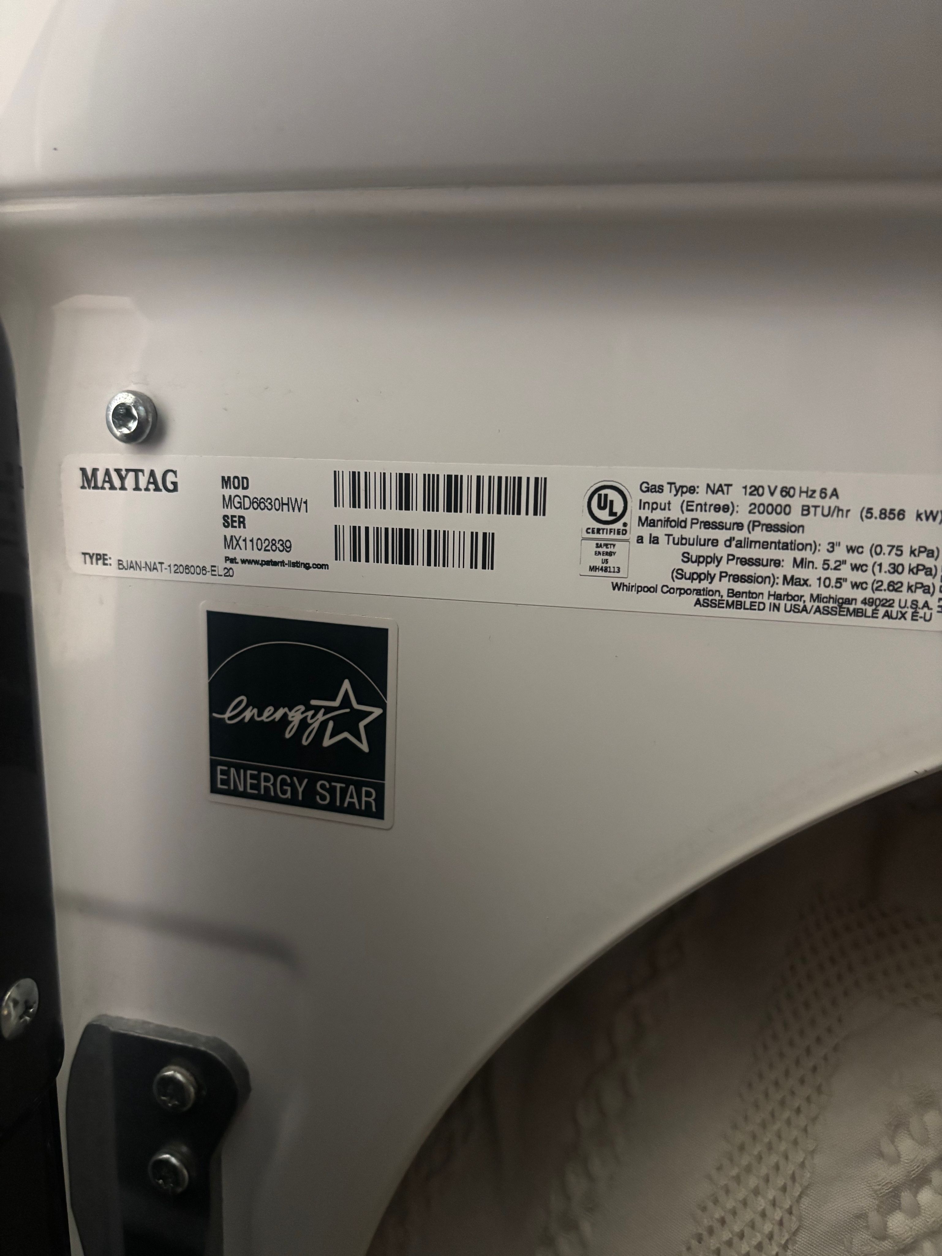 A Gas Dryer Not Heating Fixed With New Valve Coils in Chicago (photo 1)