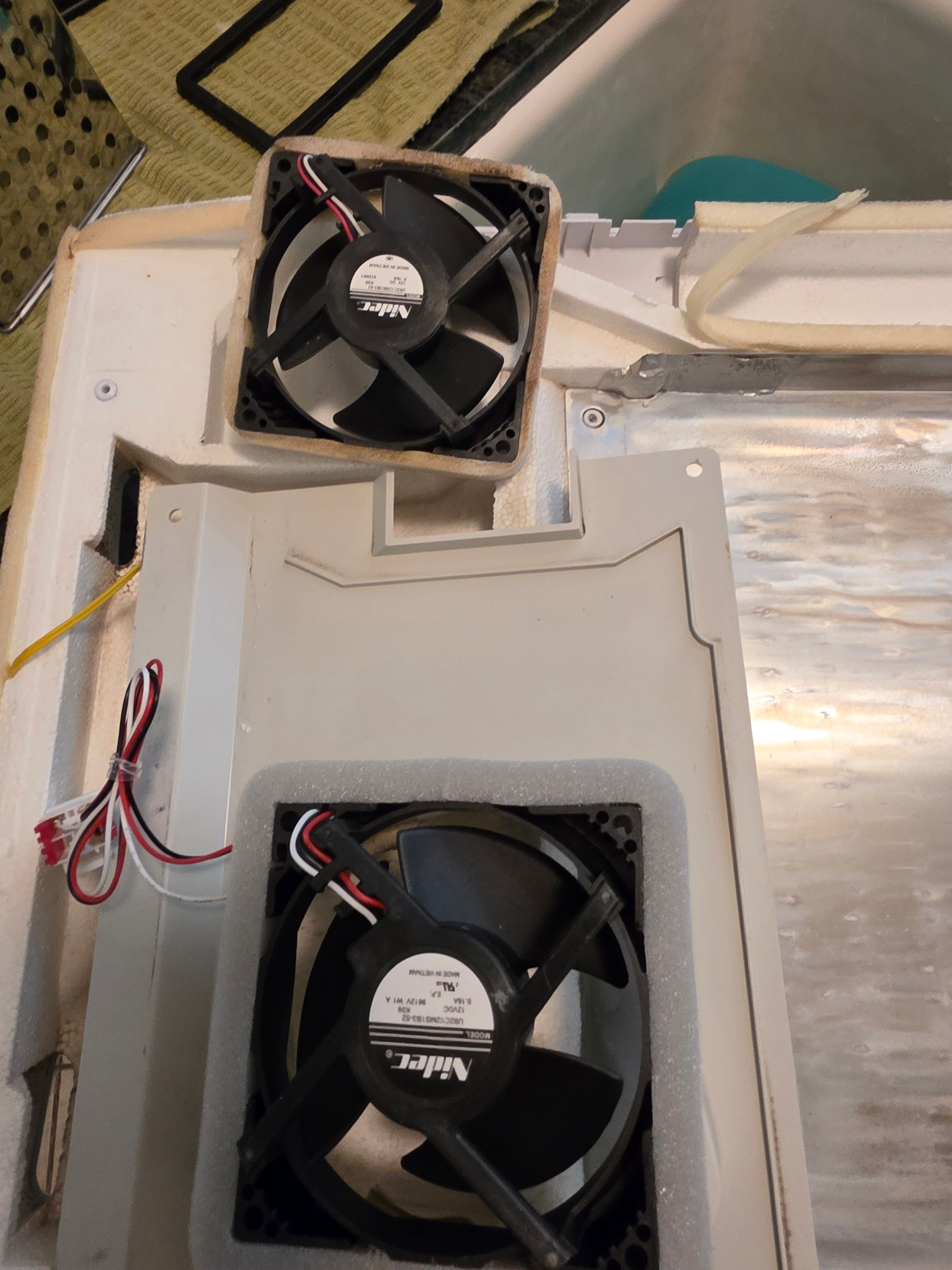 A Samsung Refrigerator Not Cooling on a Failed Defrost Heater in South Pasadena (photo 2)