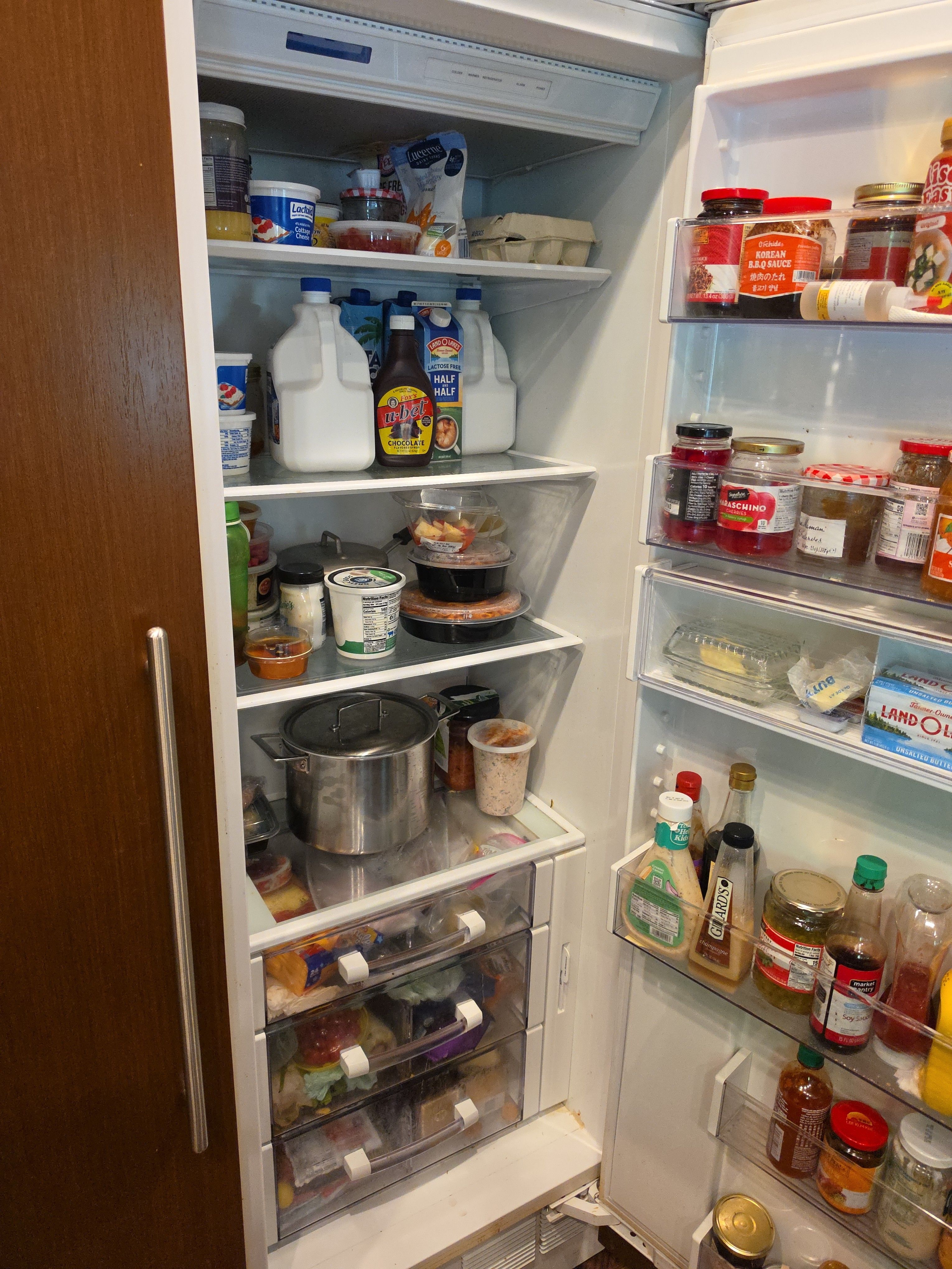 A Sub-Zero Built-In Refrigerator Not Cooling Properly in Pasadena (photo 2)
