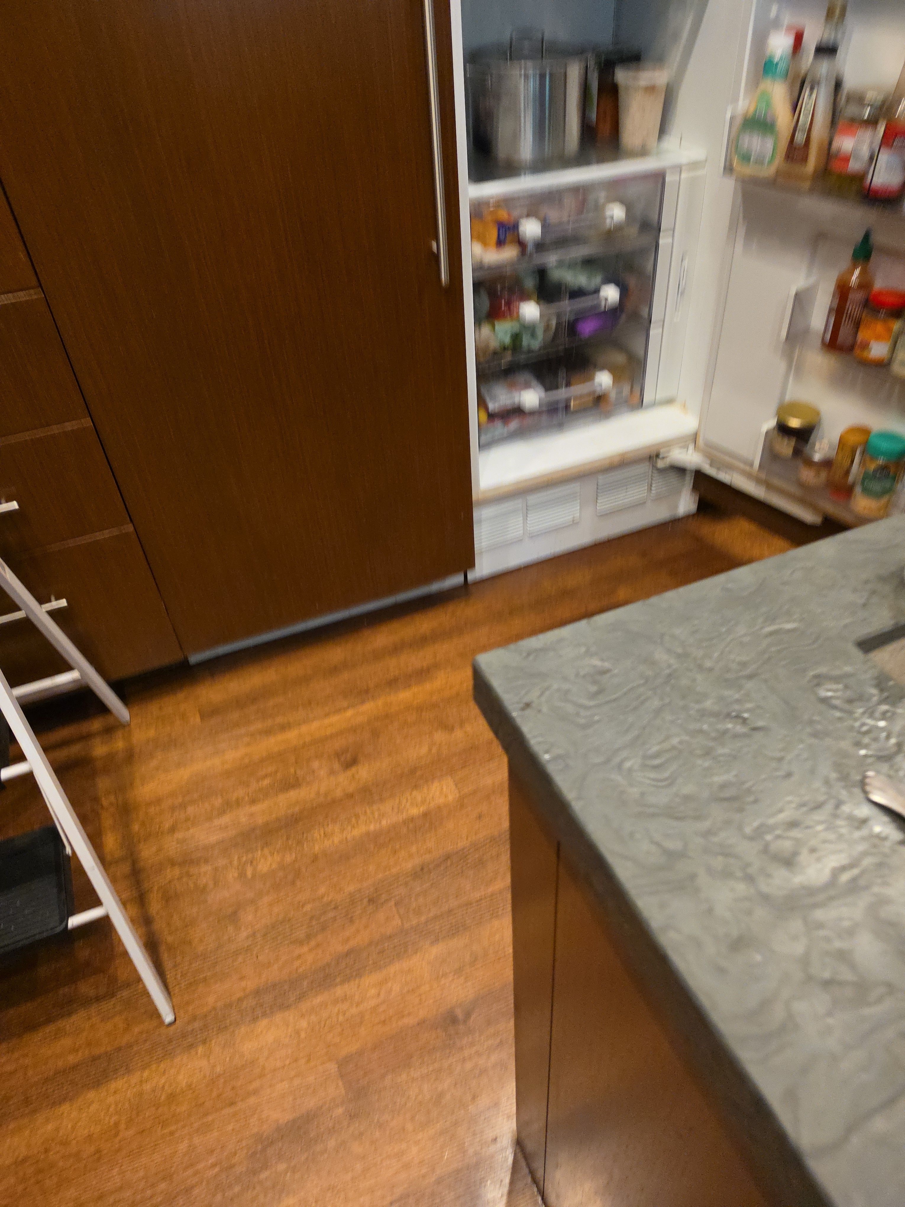 A Sub-Zero Built-In Refrigerator Not Cooling Properly in Pasadena (photo 1)