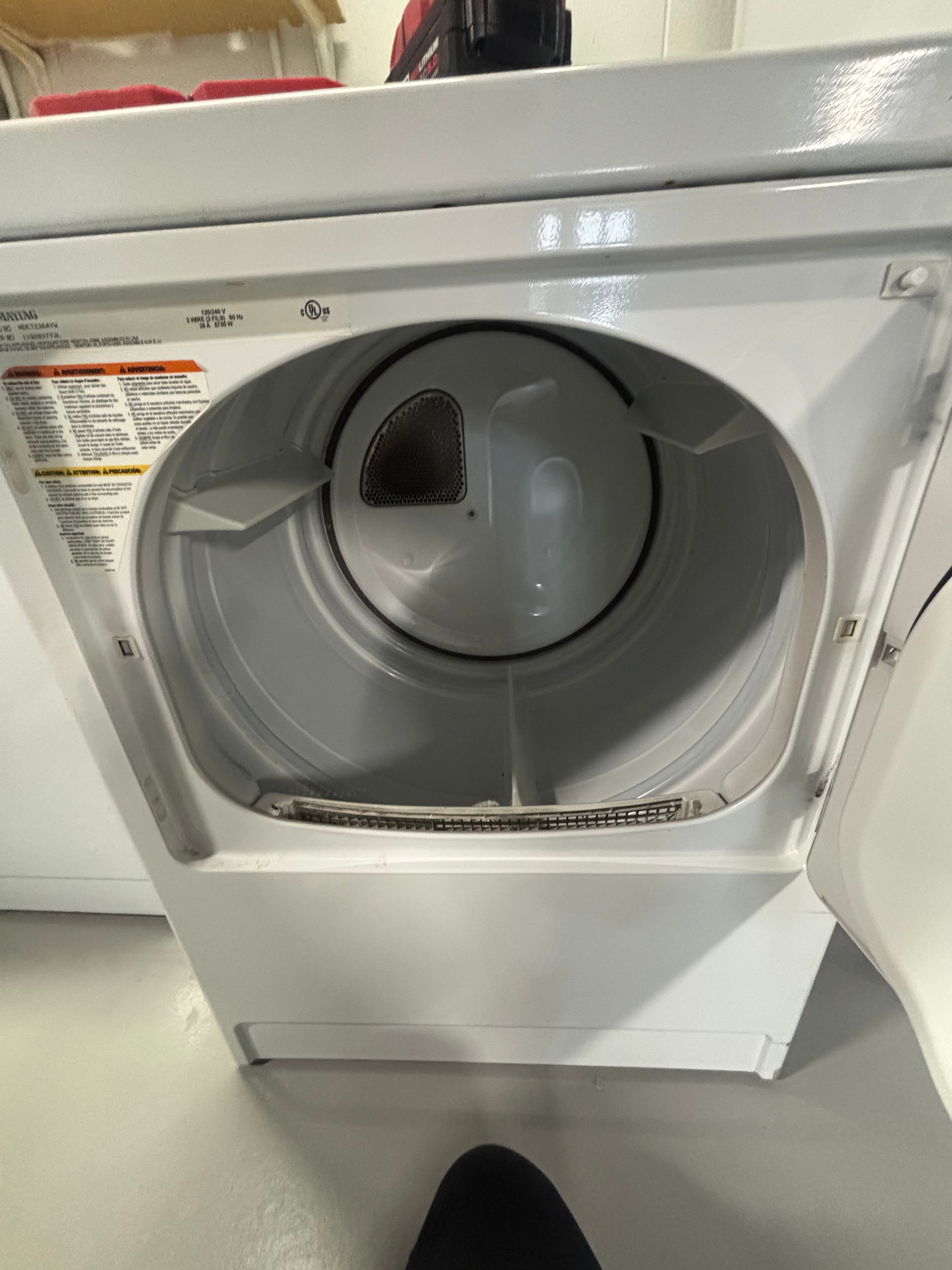 A Maytag Dryer Not Spinning Fixed With a Belt and Idler in Jefferson Park, Chicago (photo 1)