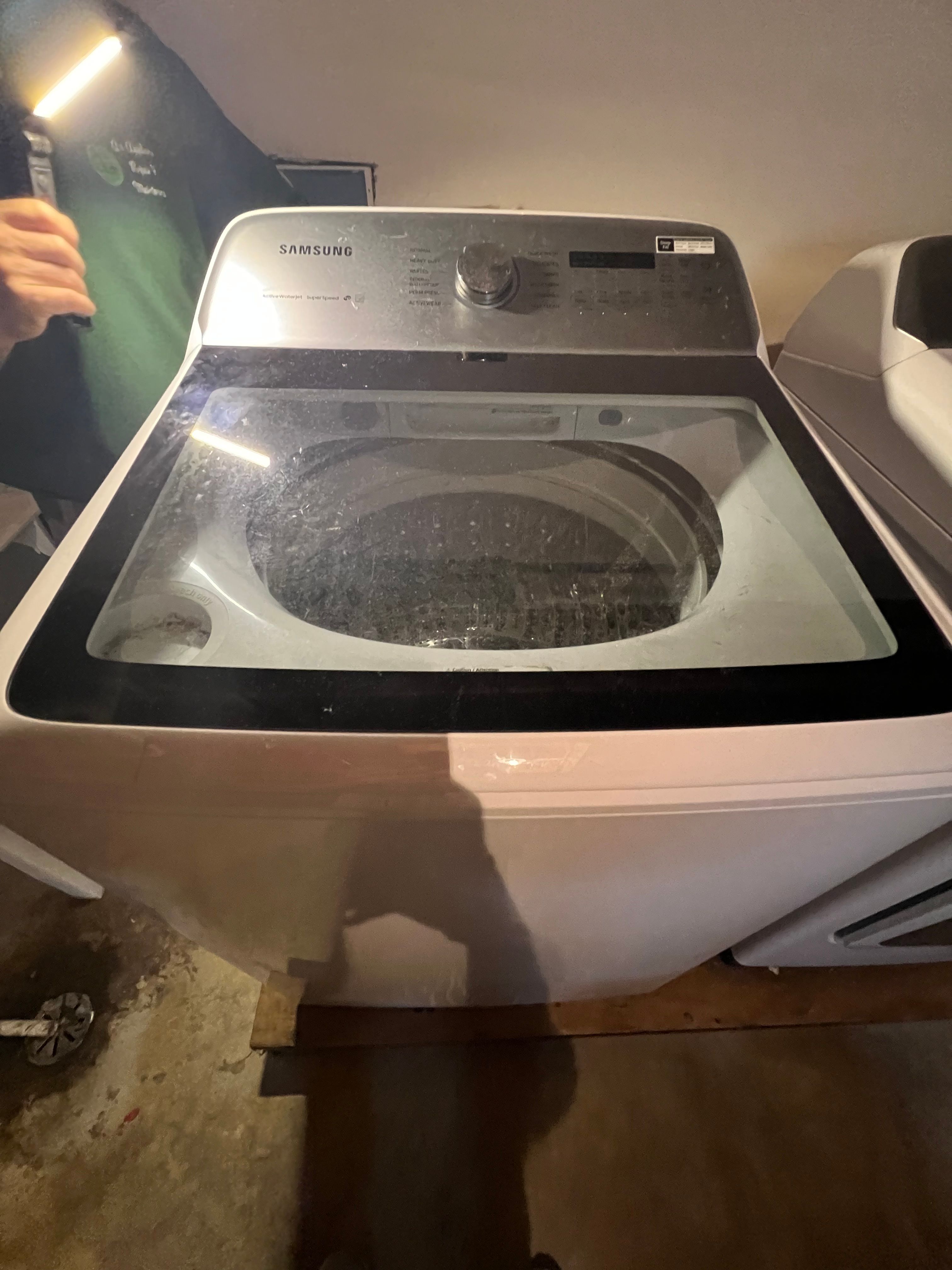 A Washer With Worn Suspension Rods Replaced in Worth (photo 1)