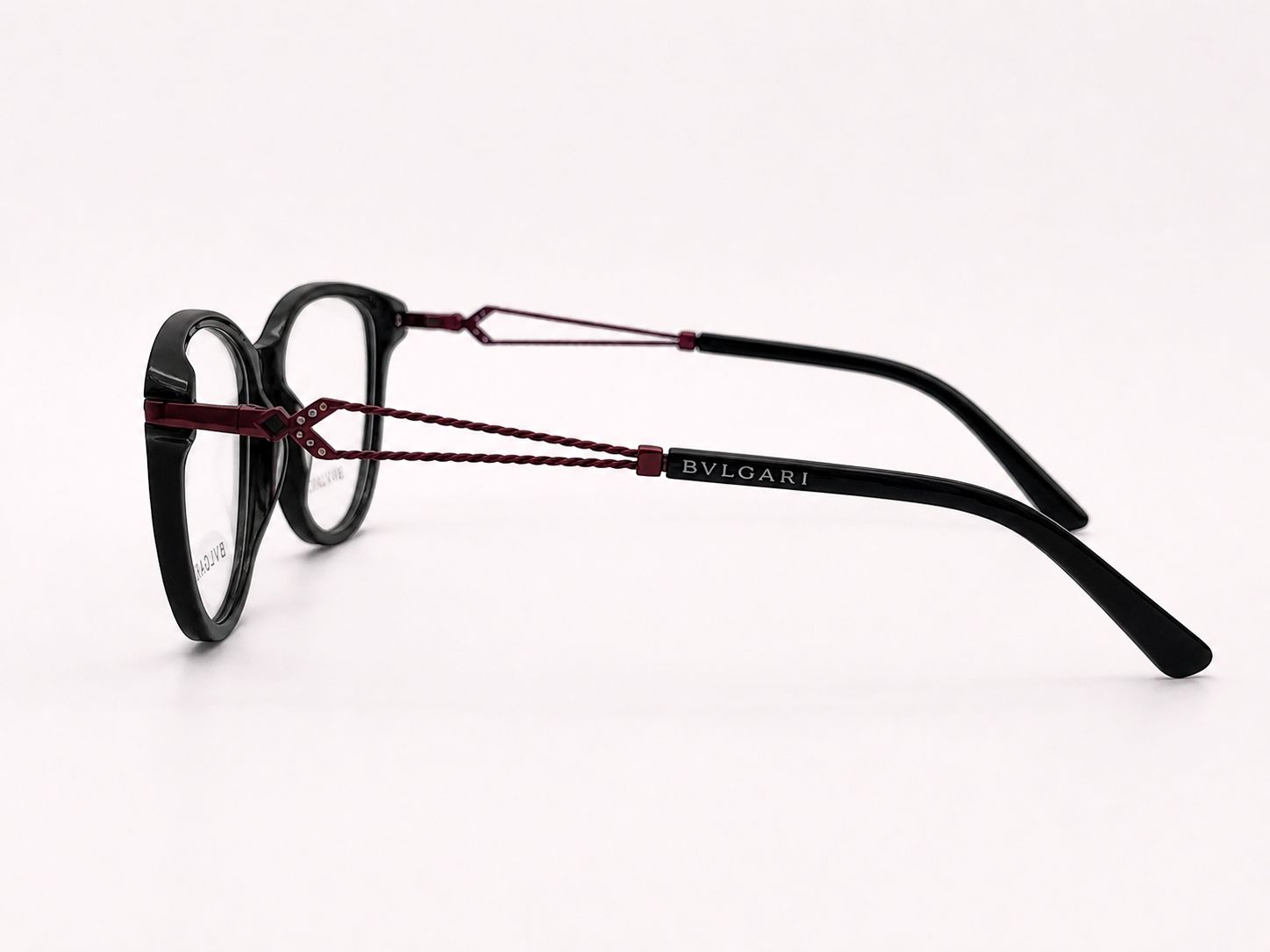 Bvlgari Cat Eye Glasses - Black
