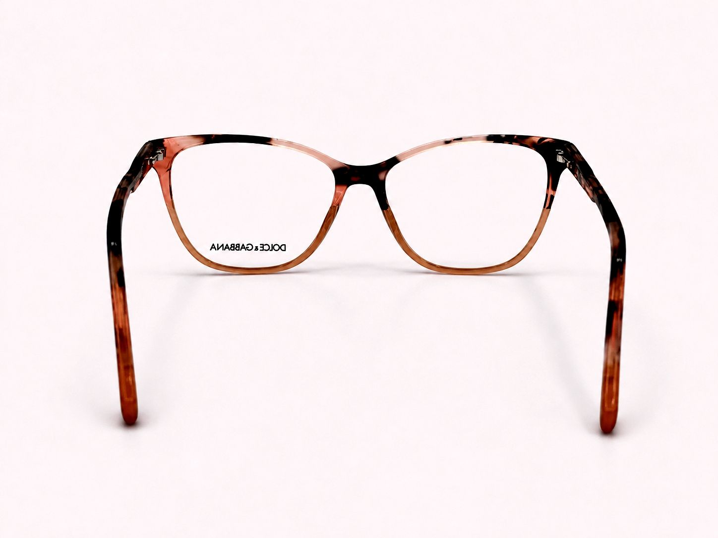 Dolce Gabbana Women’s Cat Eye Eyeglasses – Pink Tortoiseshell Gradient Frame