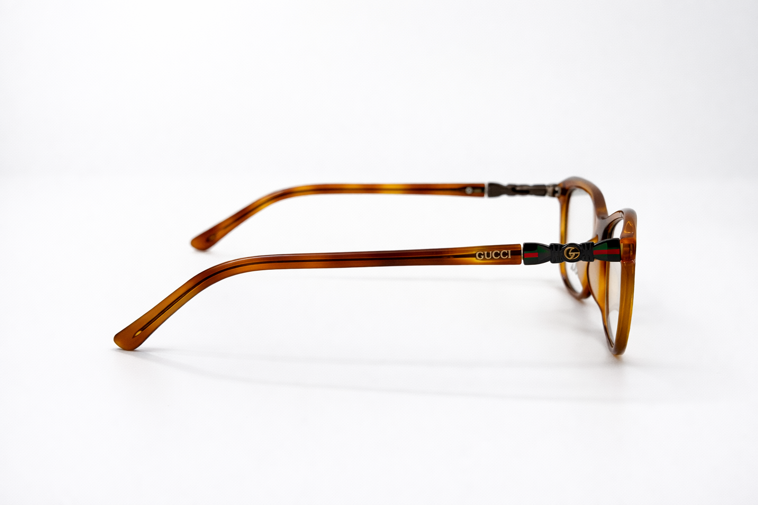 Gucci Cat Eye Glasses - Light Brown 