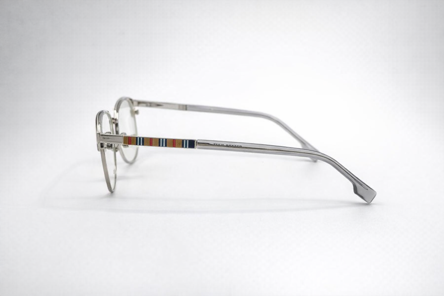 Burberry Round Glasses - Metal Frame Silver