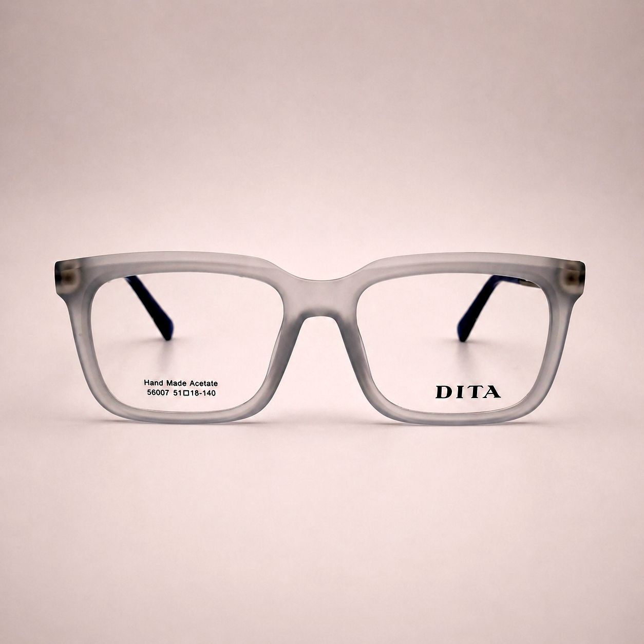 Dita Rectangular Glasses - Dual Color White Black