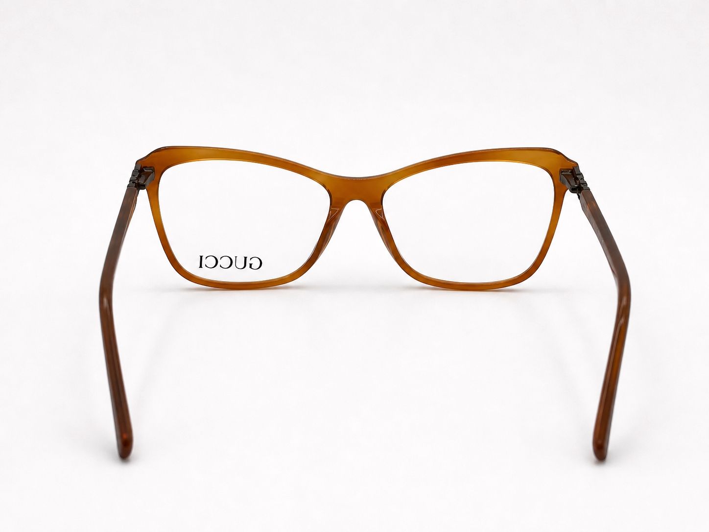 Gucci Cat Eye Glasses - Light Brown 